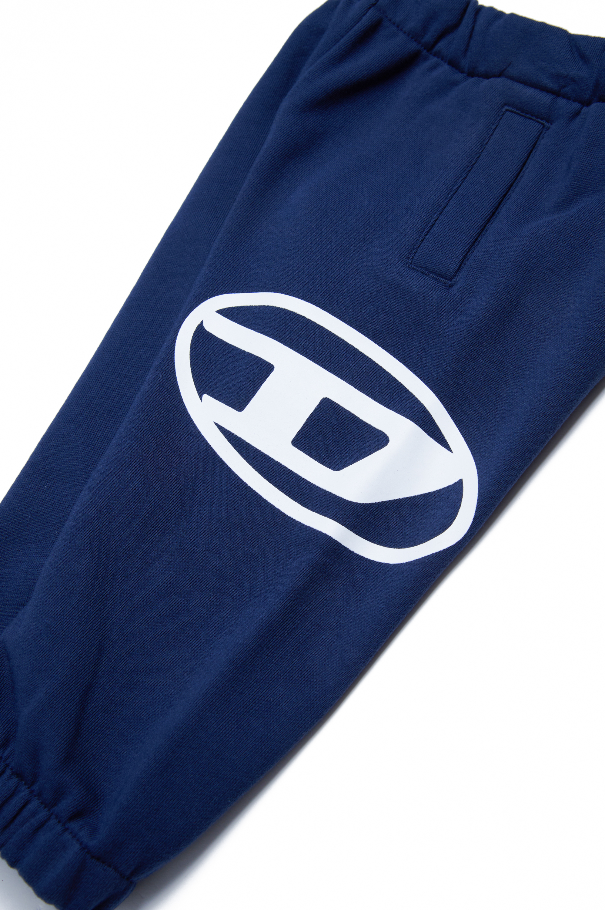 Diesel - PCERB, Unisex Pantalones deportivos con estampado Oval D in Azul marino - Image 4