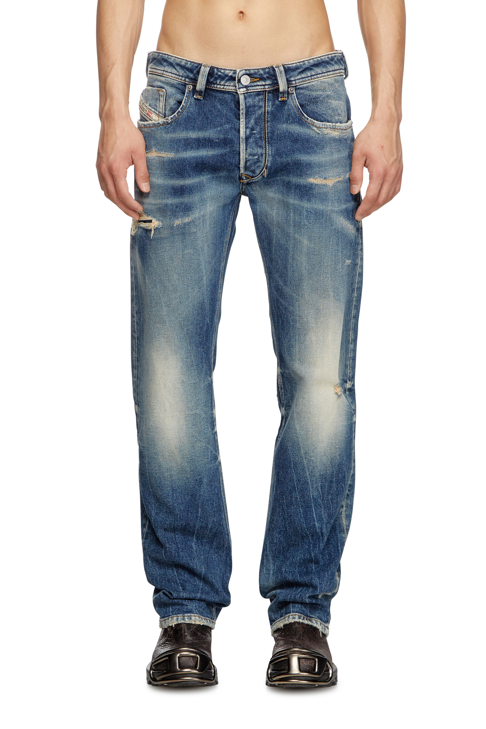 Diesel - Regular Jeans 1985 Larkee 007Y6 Hombre, Azul Oscuro - 1