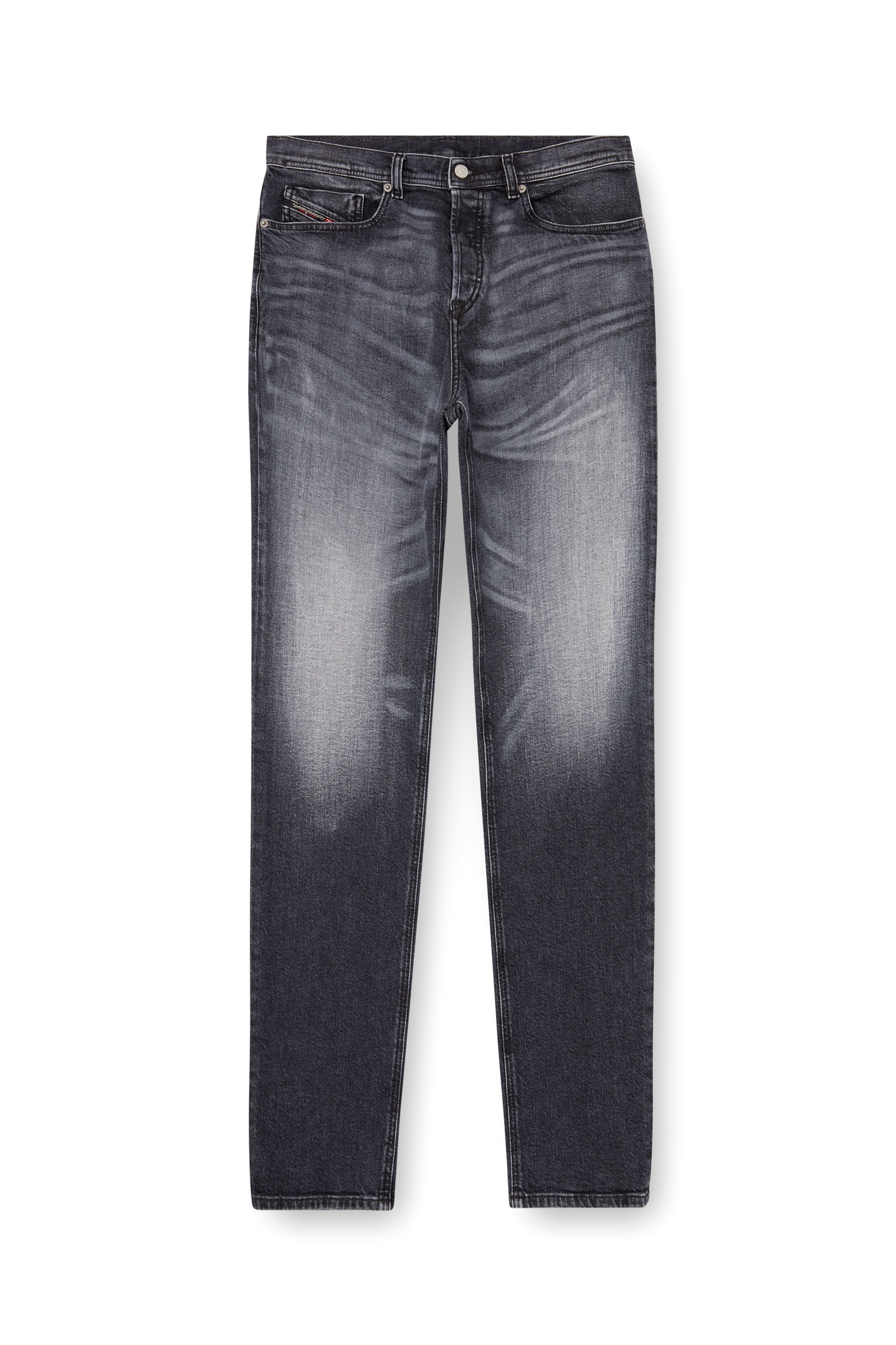 Diesel - Regular Jeans 2023 D-Finitive 09L52 Hombre, Negro/Gris oscuro - 3