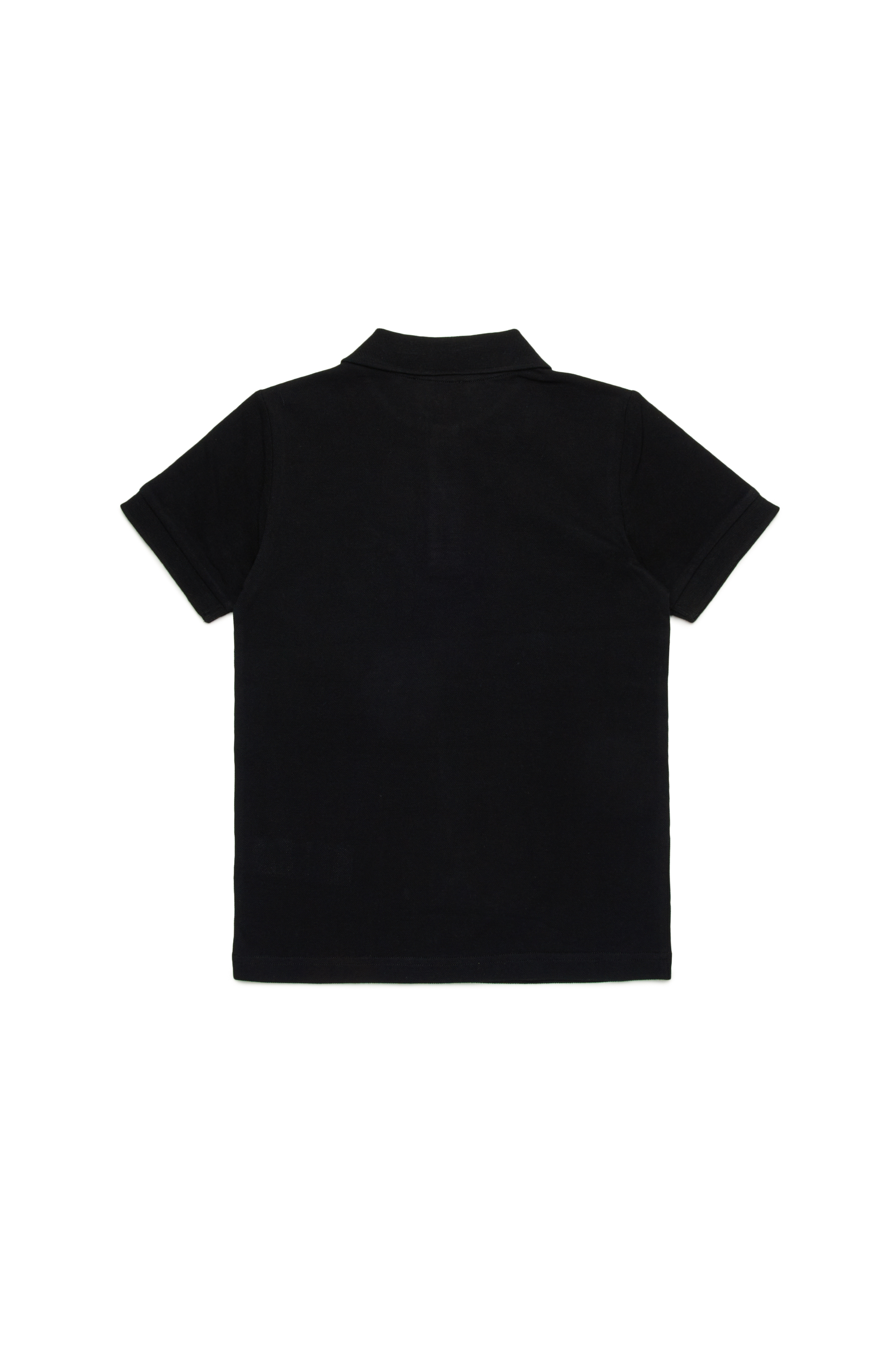 Diesel - TSMITHDOVALPJ, Polo de algodón orgánico Hombre in Negro - 2