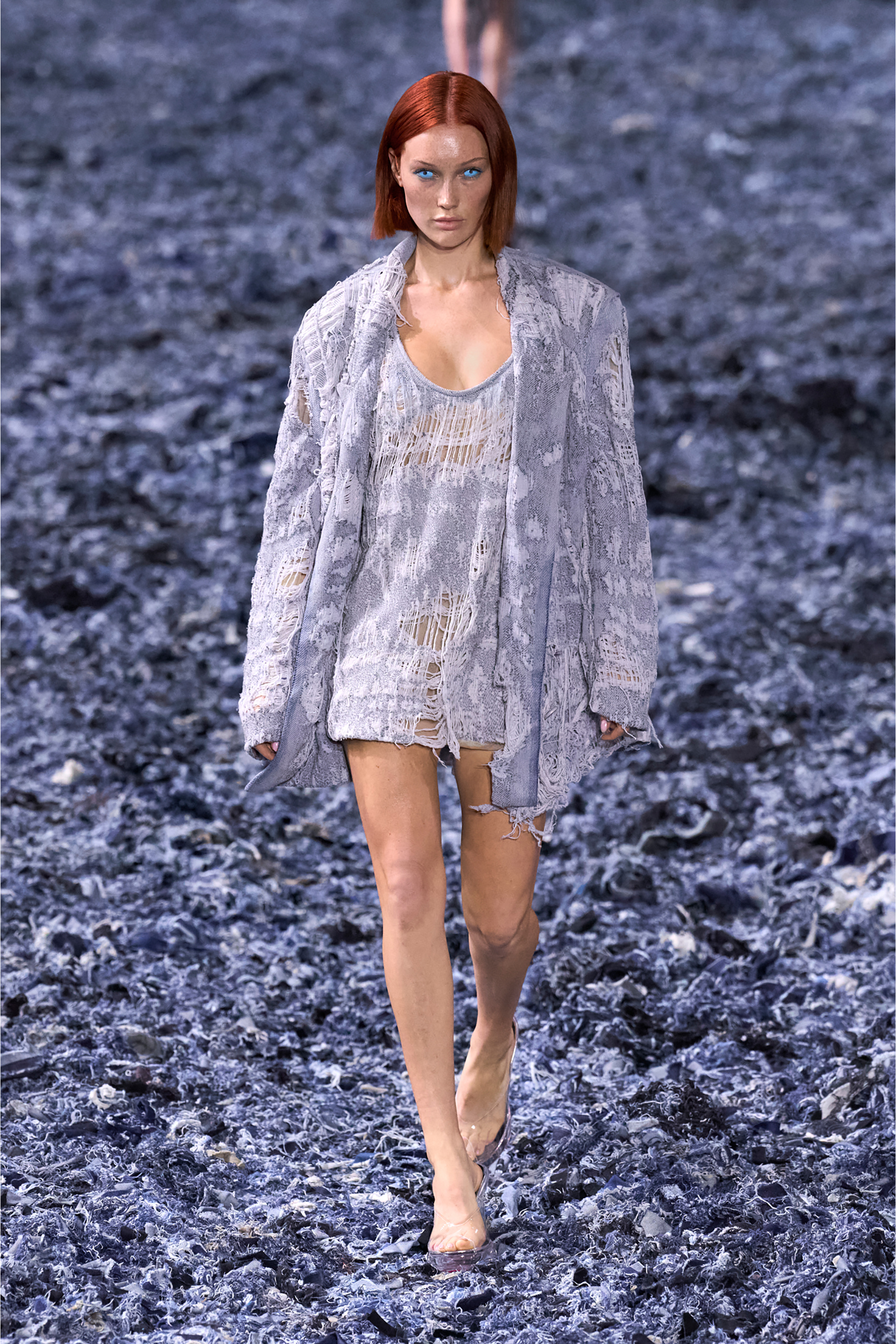 Diesel - D-LAKE PLATFORM SDL, D-Lake-Mules de plataforma en TPU y acetato Mujer in Blanco - 7