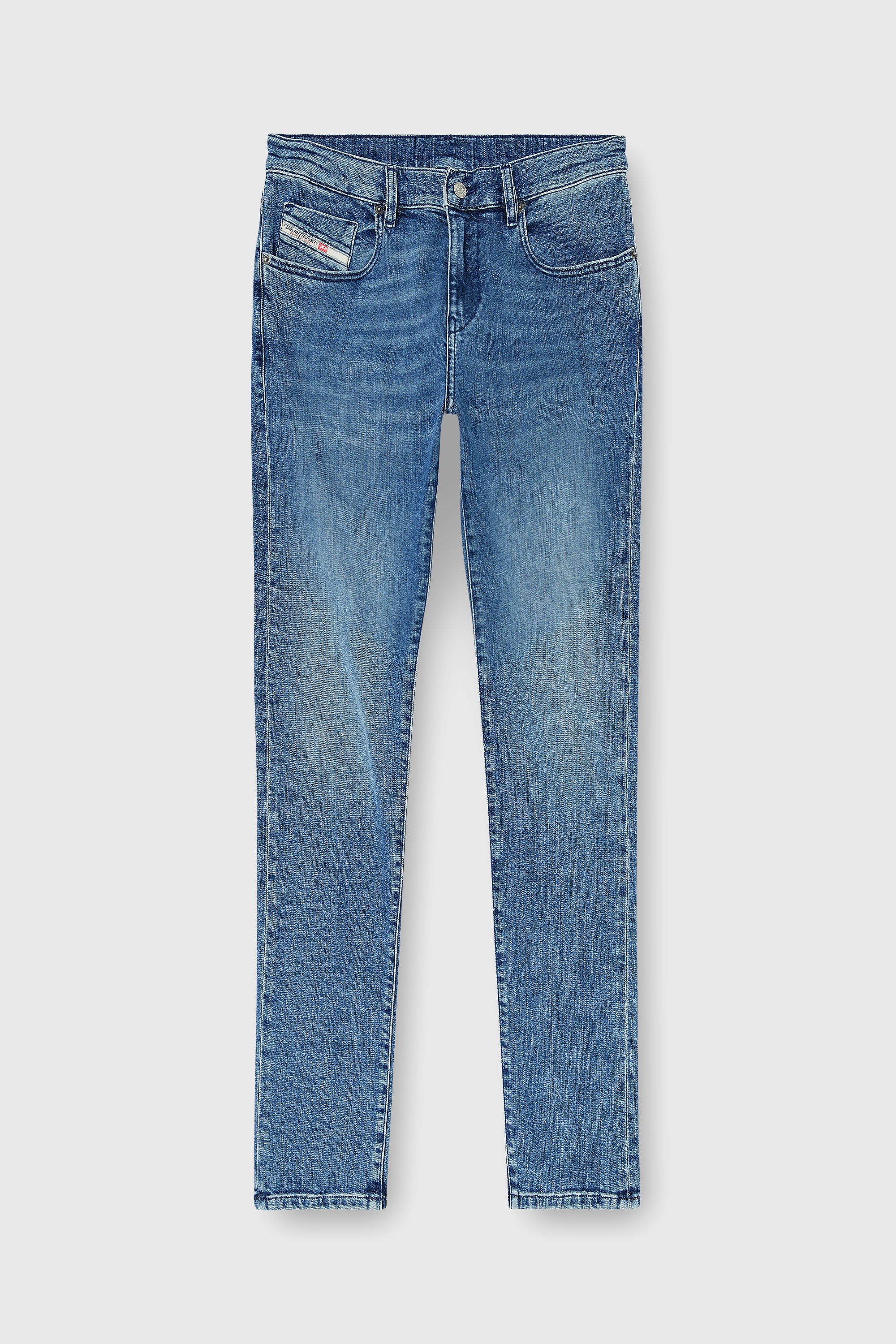 Diesel - Slim Jeans 2019 D-Strukt 0HDBK Hombre, Azul medio - 2