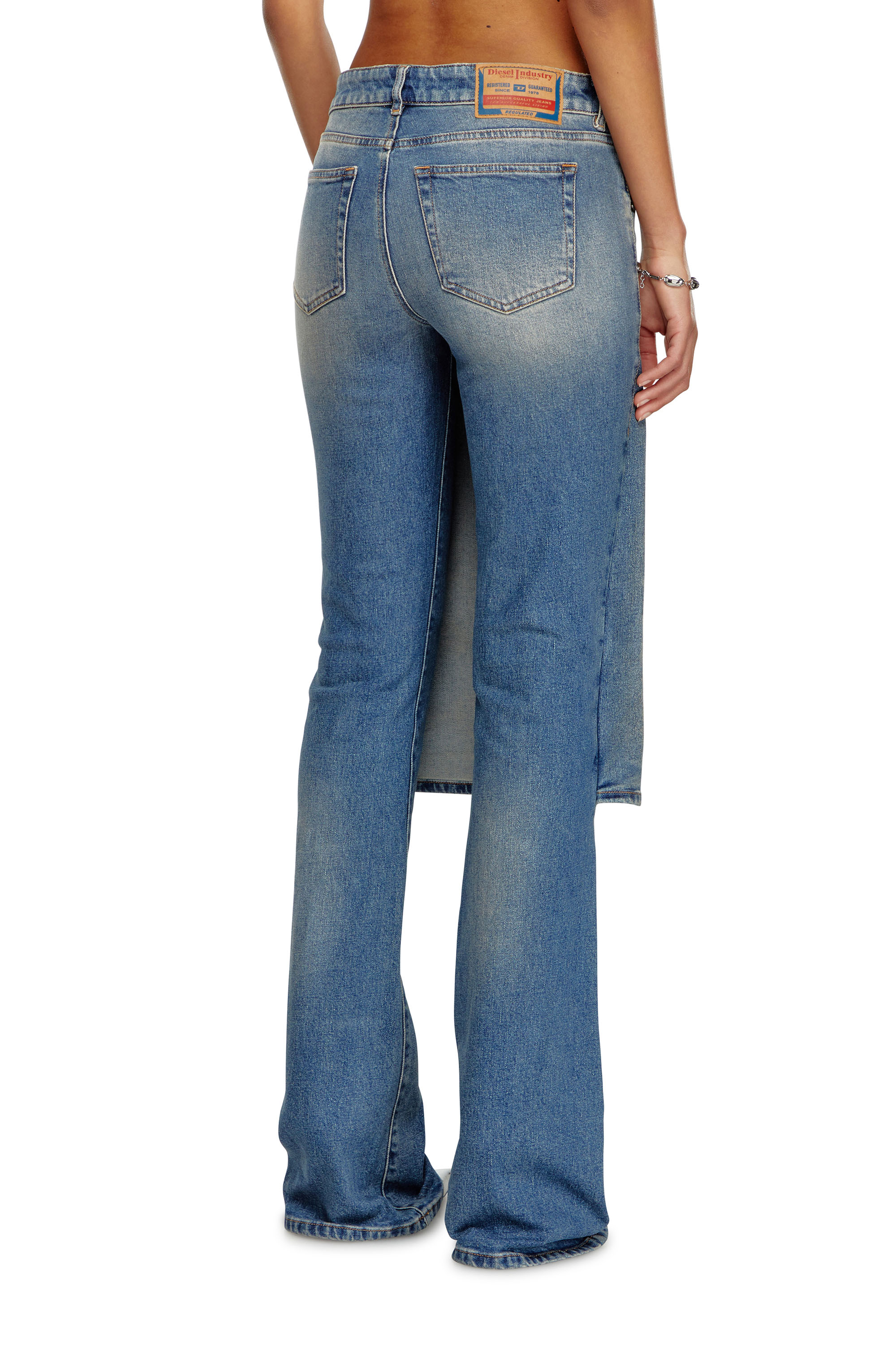 Diesel - Bootcut and Flare Jeans D-Sel 007X8, Mujer Bootcut y Flare Jeans - D-Sel in Azul marino - Image 4