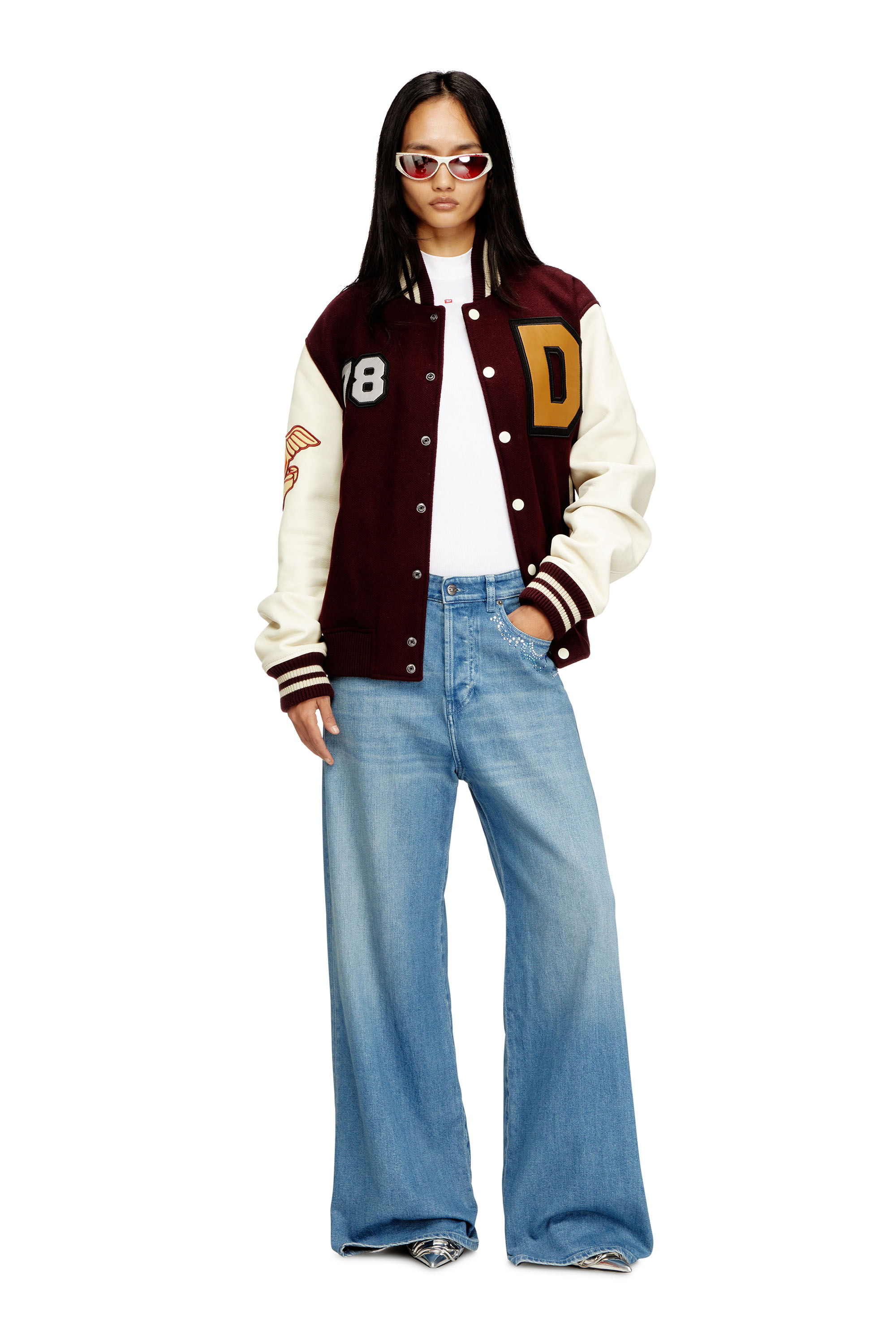 Diesel - Relaxed Jeans 1996 D-Sire 09Q18 Mujer, Azul medio - 2