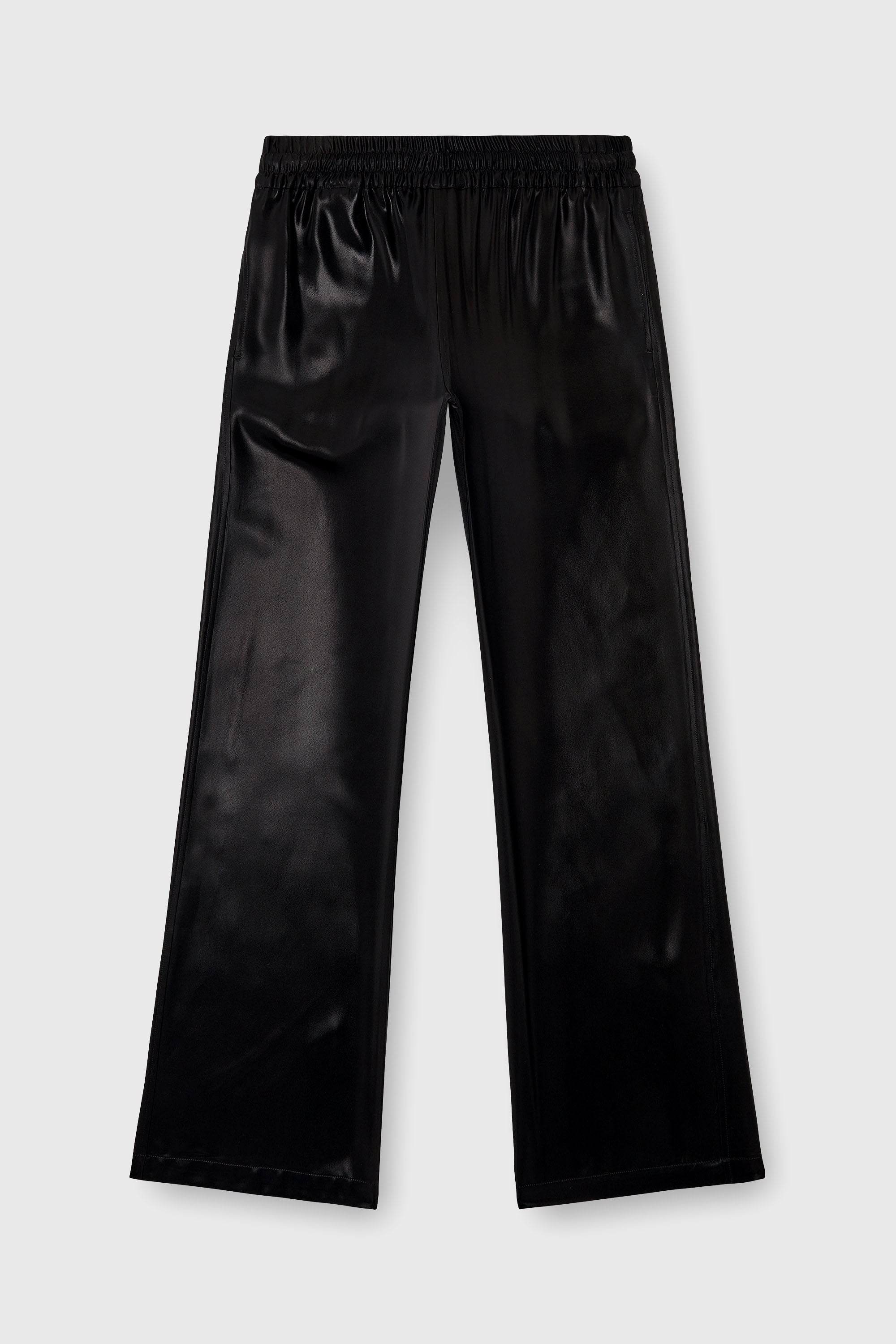 Diesel - P-DREYER-C-WN-Q1, Pantalones deportivos de sat&eacute;n Mujer in Negro - 2