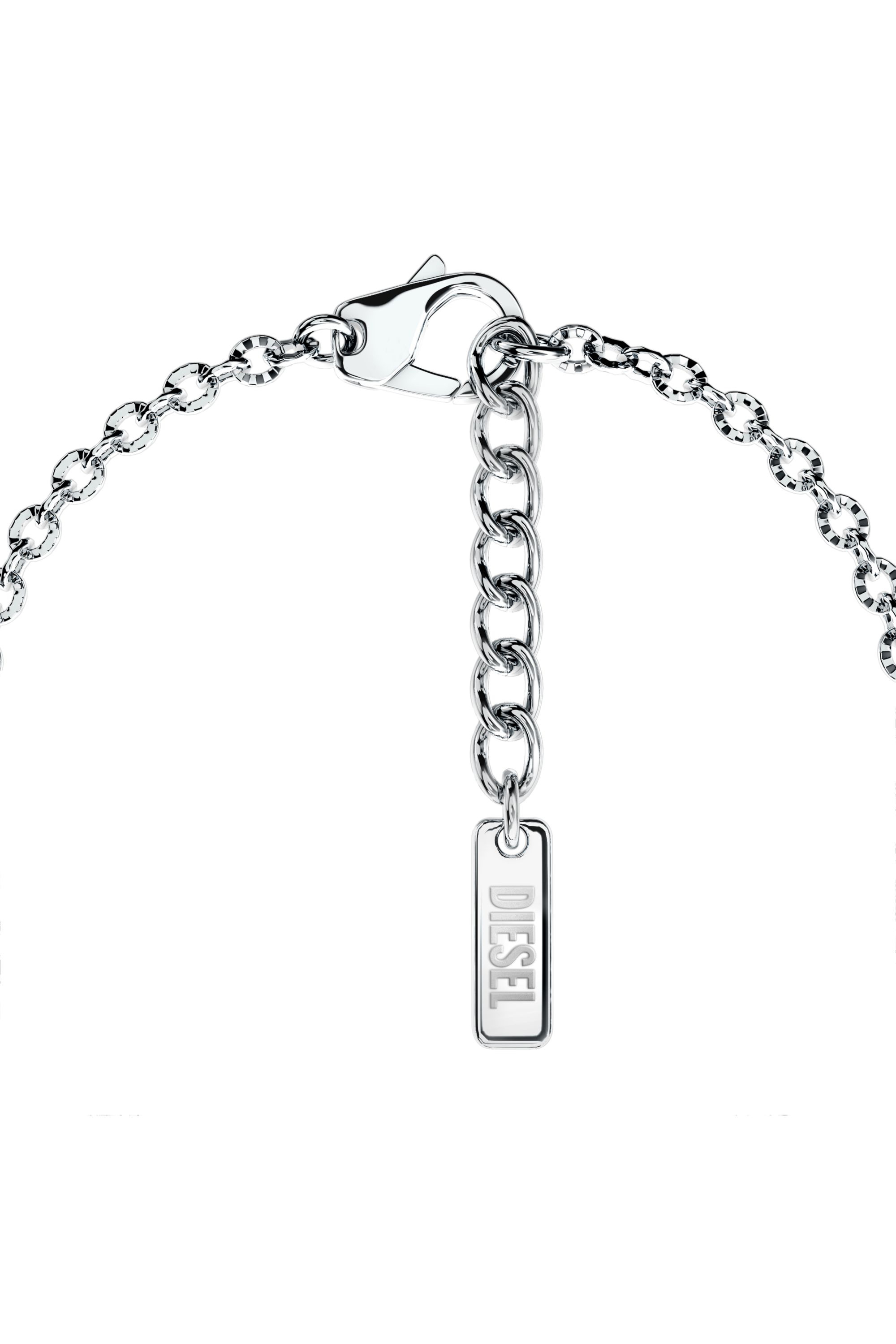 Diesel - DX1691040 JEWELLERY, Pulsera de cadena de acero inoxidable Unisex in Plateado - 2