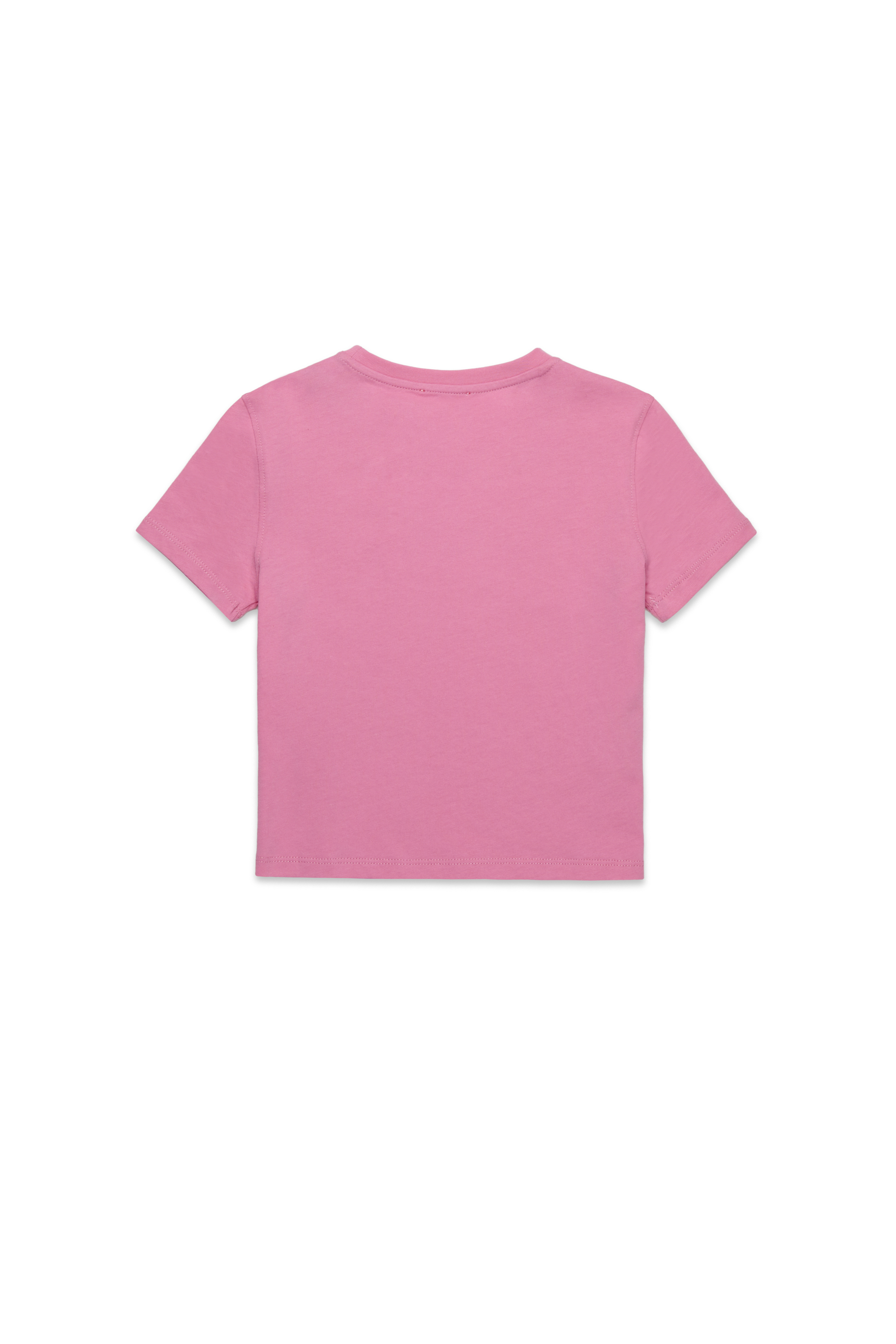 Diesel - TSLIGX, Camiseta con logotipo Oval D de cristal Mujer in Rosa - 2