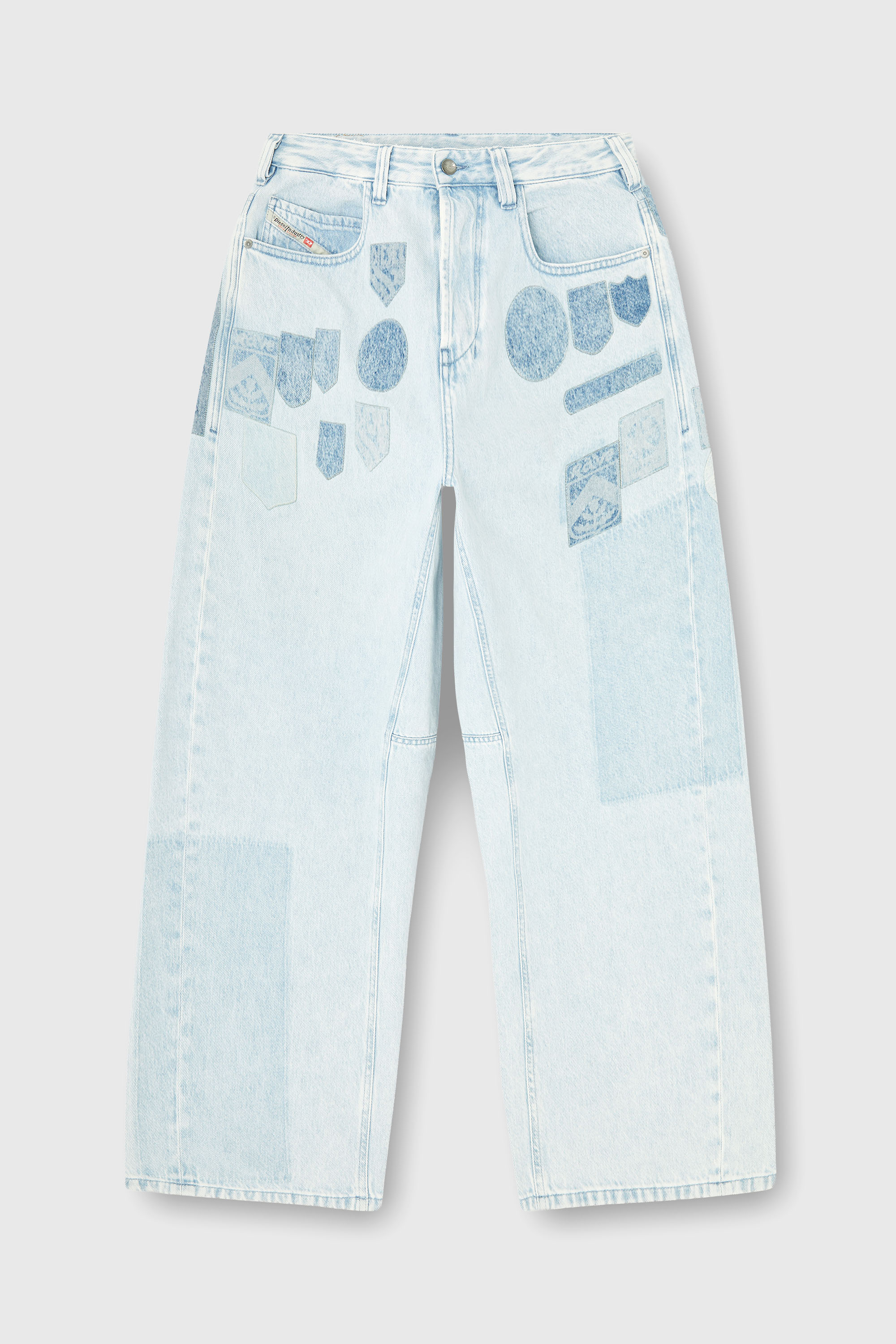 Diesel - Relaxed Jeans 1997 D-Enim-M 0IFBQ Unisex, Azul Claro - 8