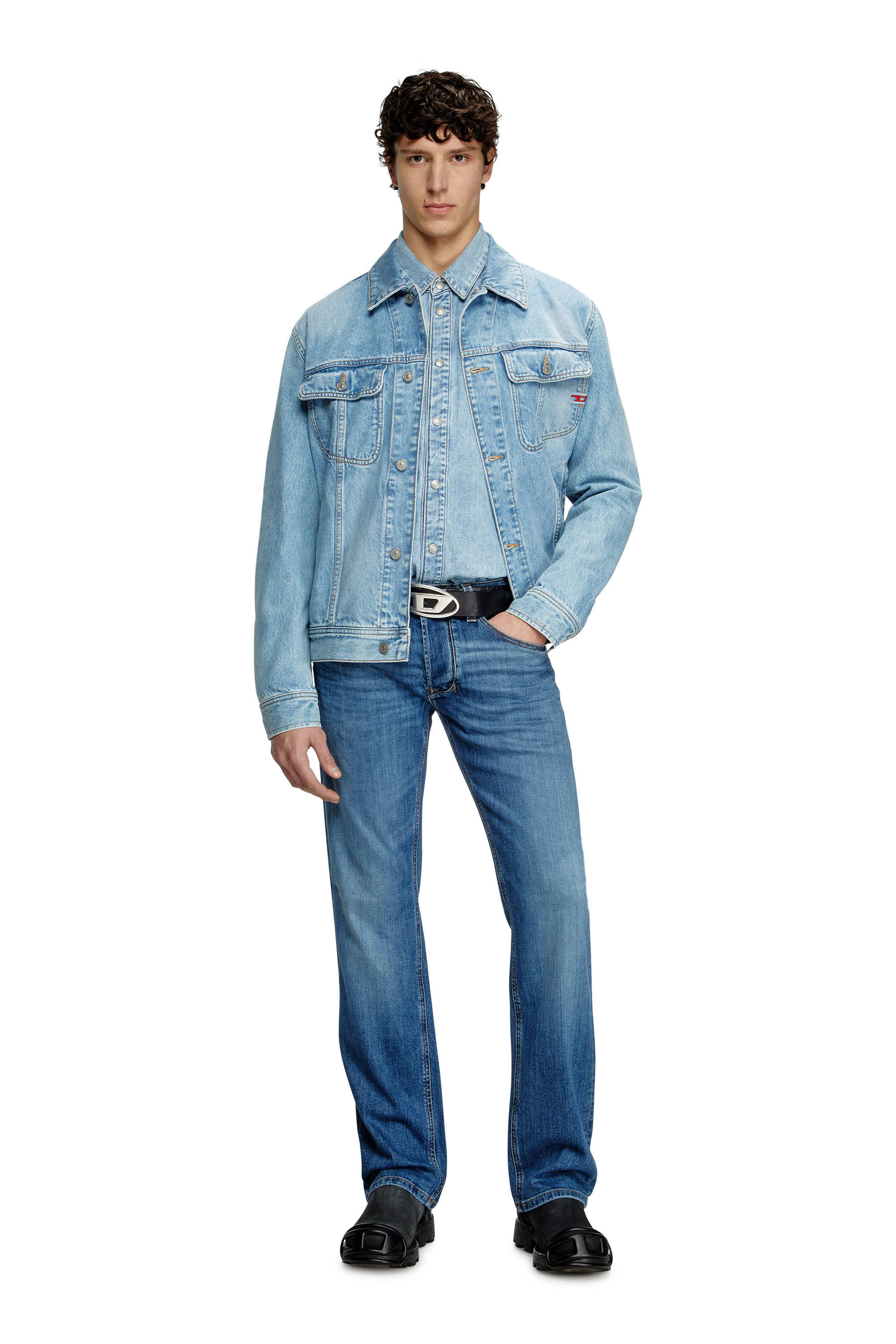 Diesel - Regular Jeans 1985 Larkee 0KIAL Hombre, Azul Claro - 1