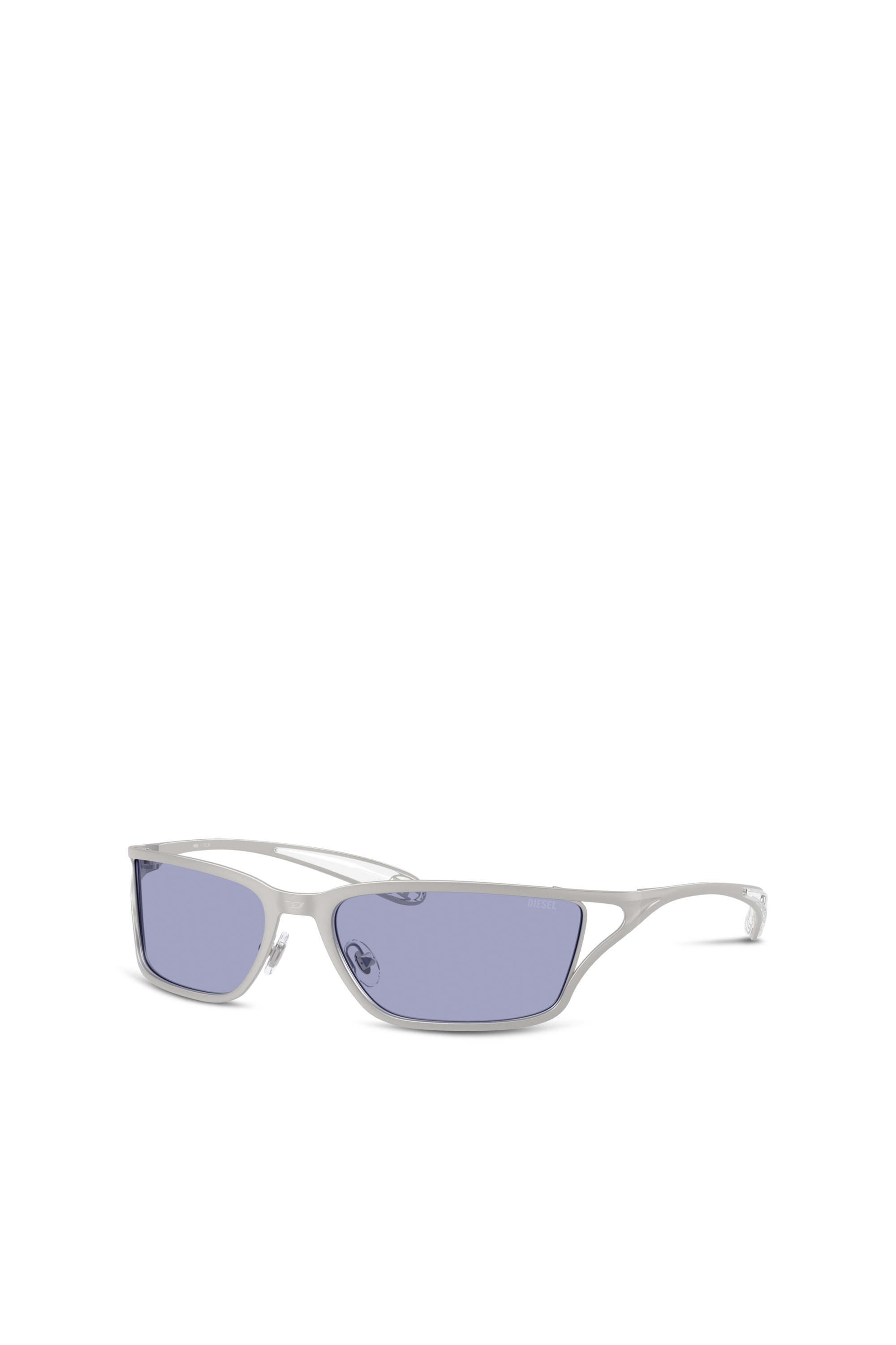 Diesel - 0DL1015, Gafas de sol rectangulares Unisex in Gris - 1