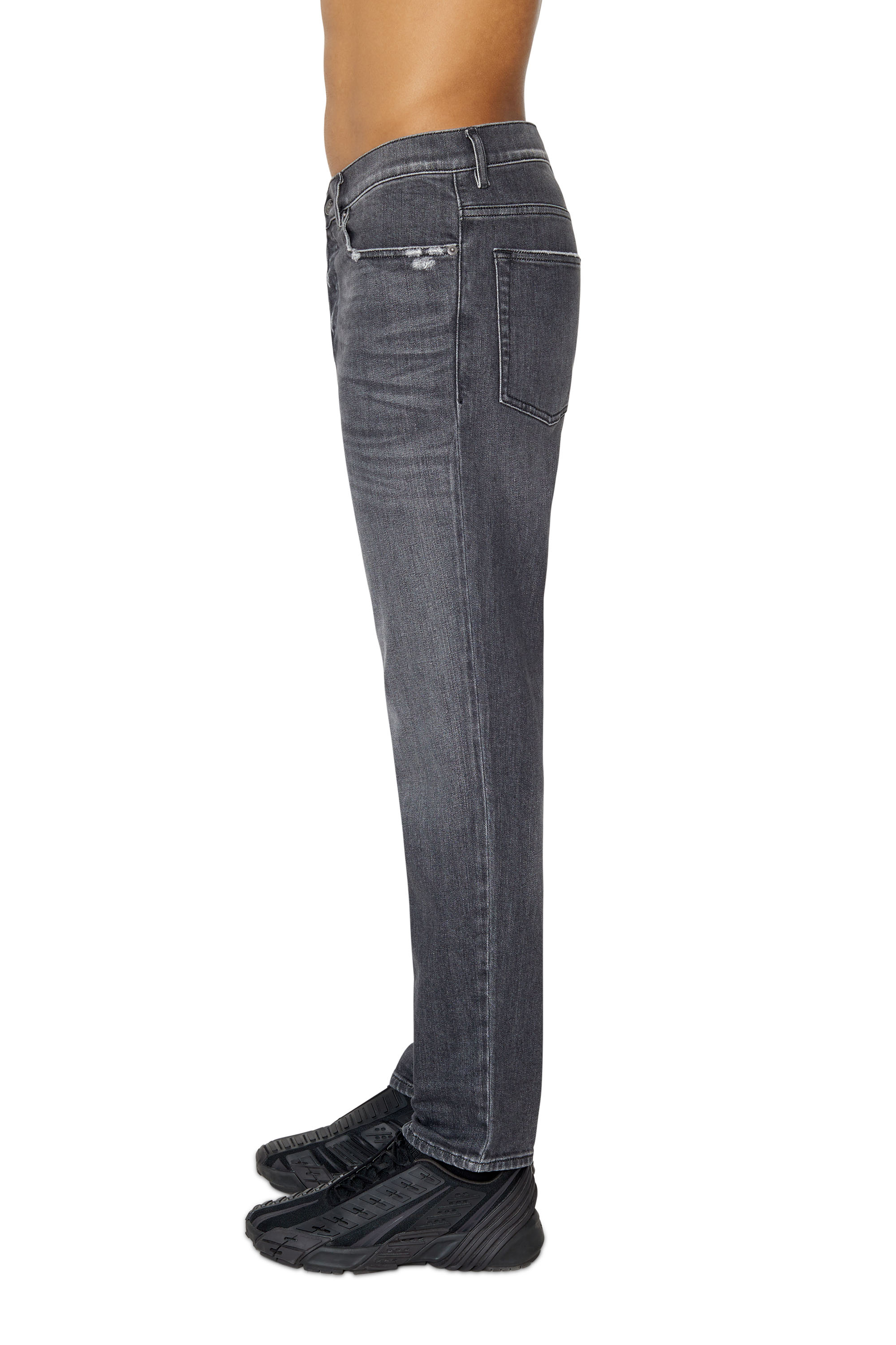 Diesel - 2005 D-FINING 09E46 Tapered Jeans, Negro/Gris oscuro - Image 4