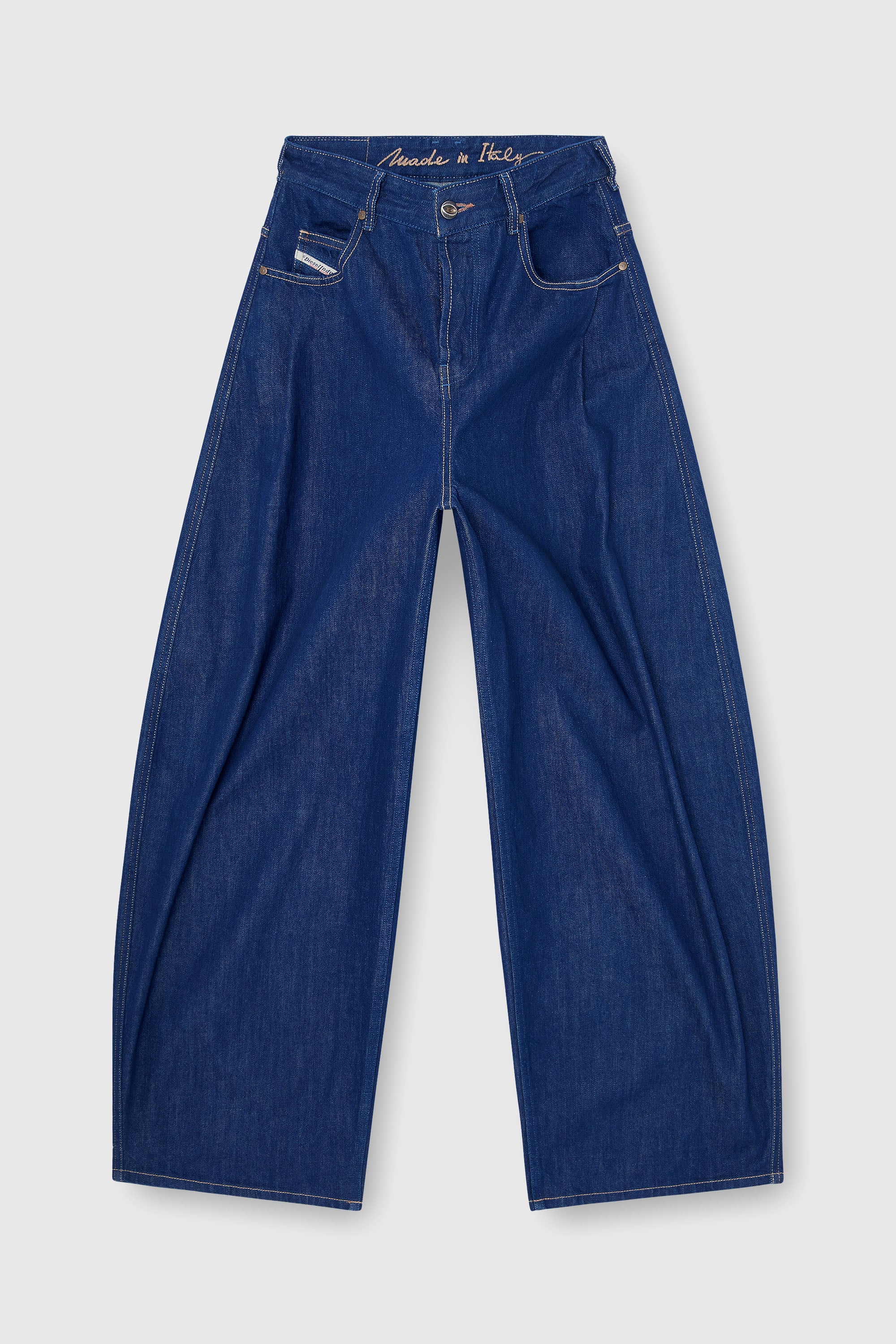 Diesel - Relaxed Jeans 1987 D-Khelz 09Q09 Mujer, Azul Oscuro - 2