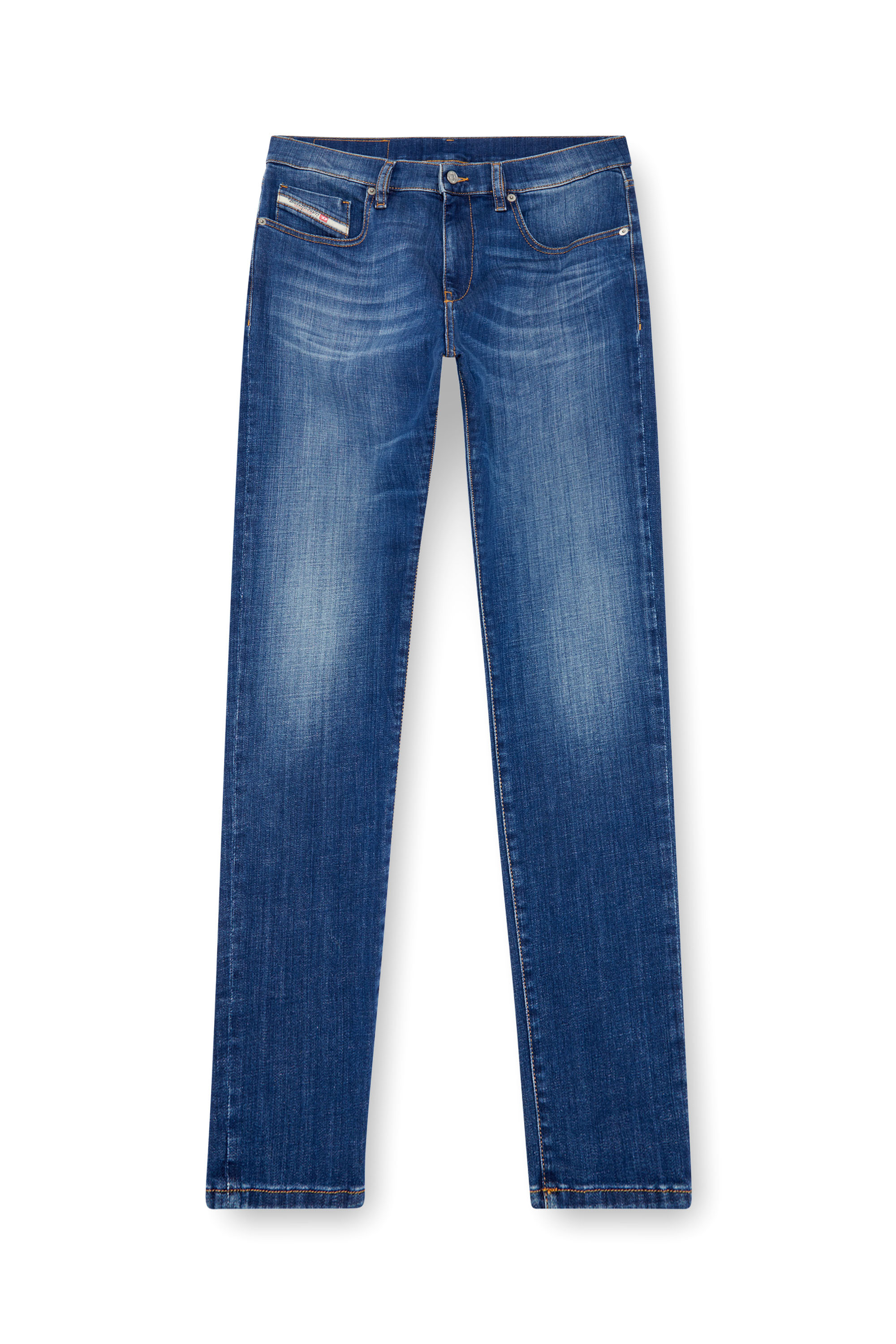 Diesel - Slim Jeans 2019 D-Strukt 09K04, Hombre Slim Jeans - 2019 D-Strukt in Azul marino - Image 5