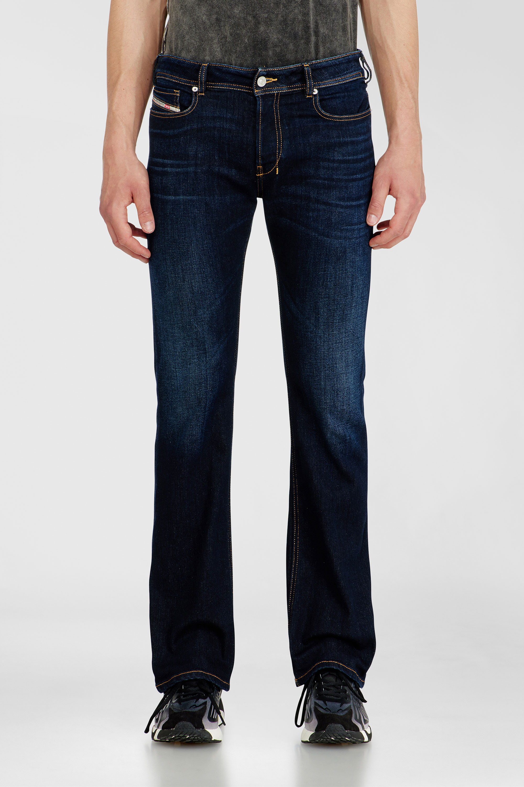 Diesel - Bootcut Jeans 2007 Zatiny 09Q15 Hombre, Azul Oscuro - 1