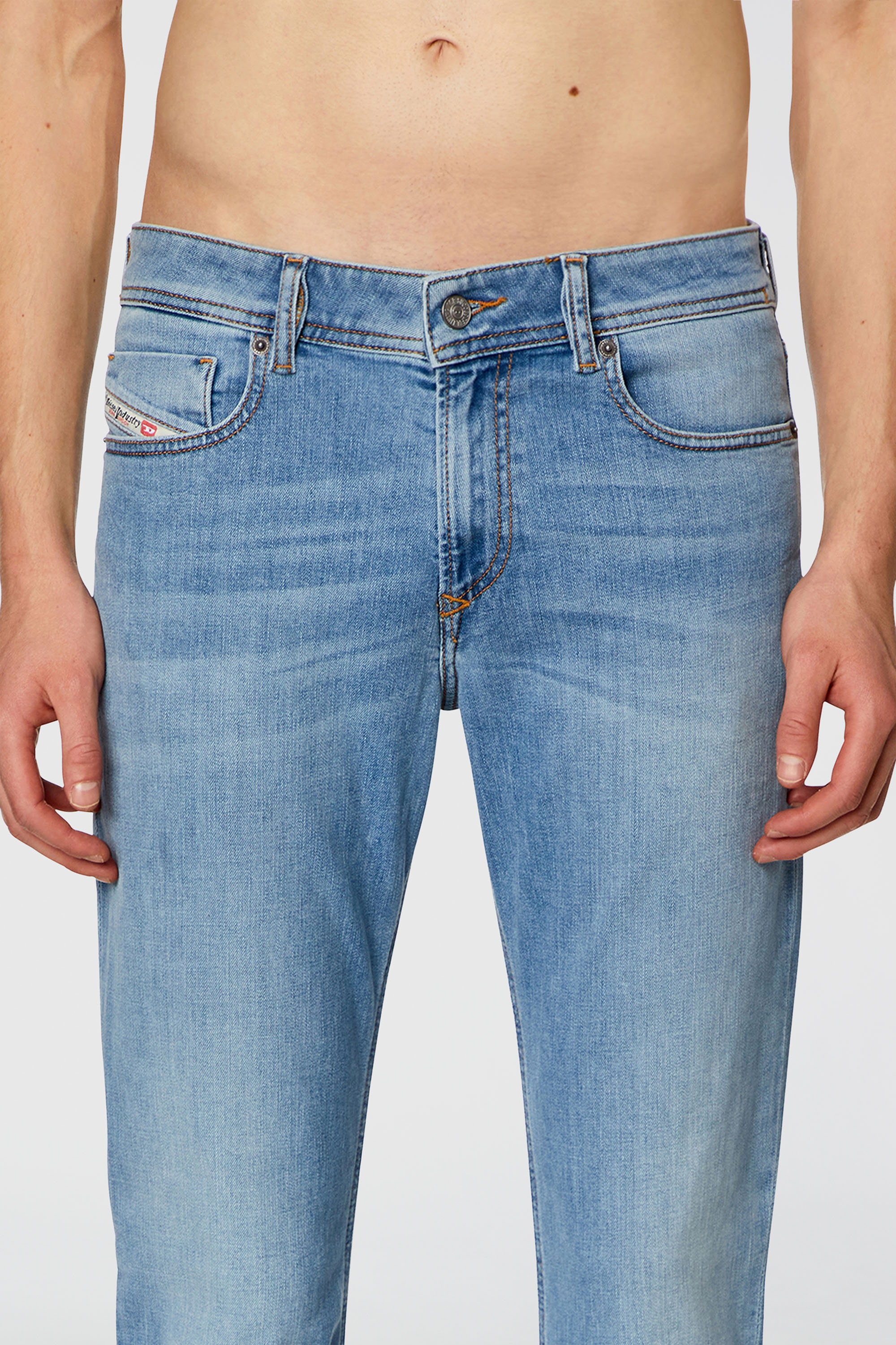 Diesel - Skinny Jeans 1979 Sleenker 09H62 Hombre, Azul Claro - 5