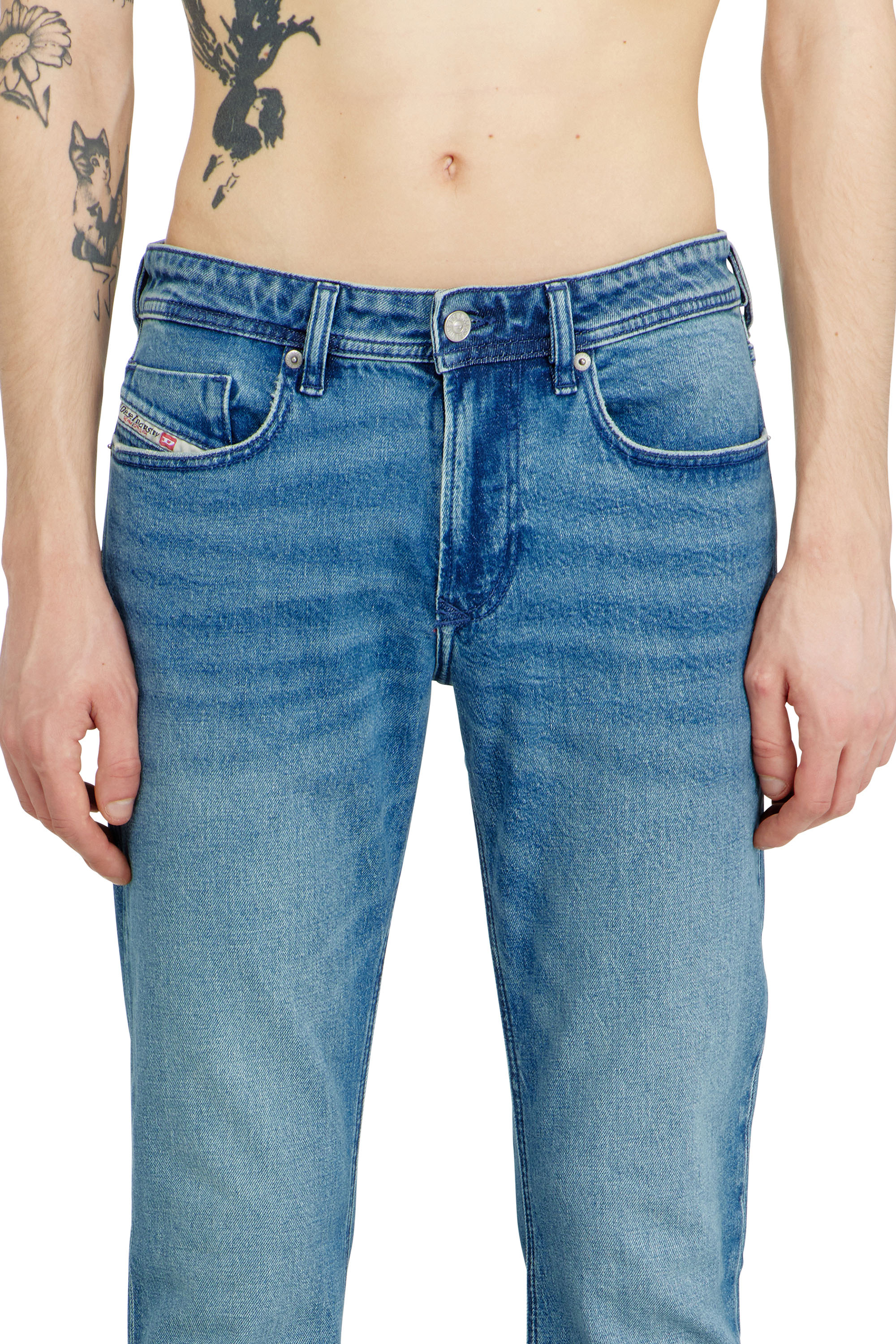Diesel - Skinny Jeans 1979 Sleenker 0BEBI Hombre, Azul Claro - 5