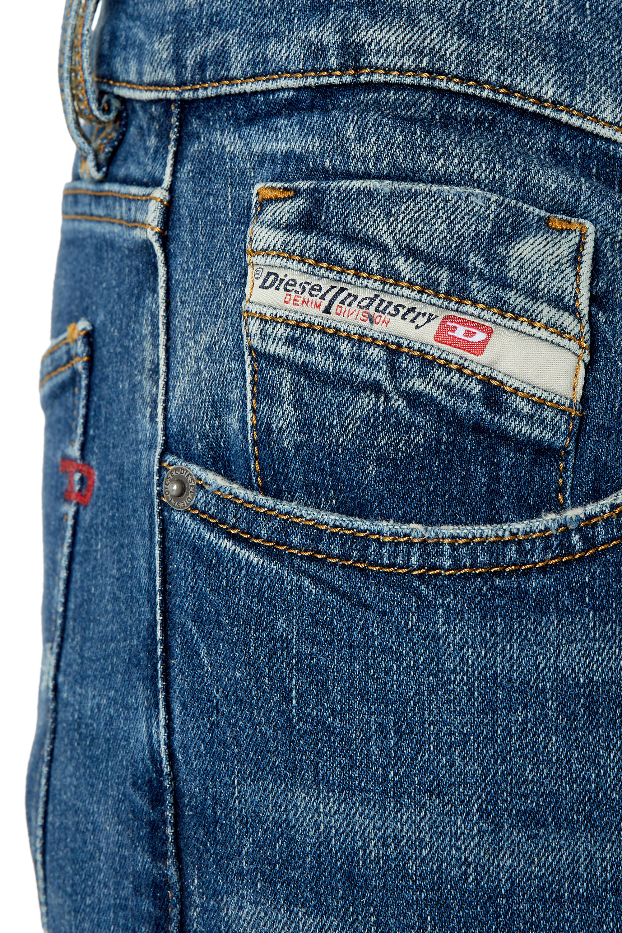 Diesel - Slim Jeans 2019 D-Strukt 007L1, Azul medio - Image 3