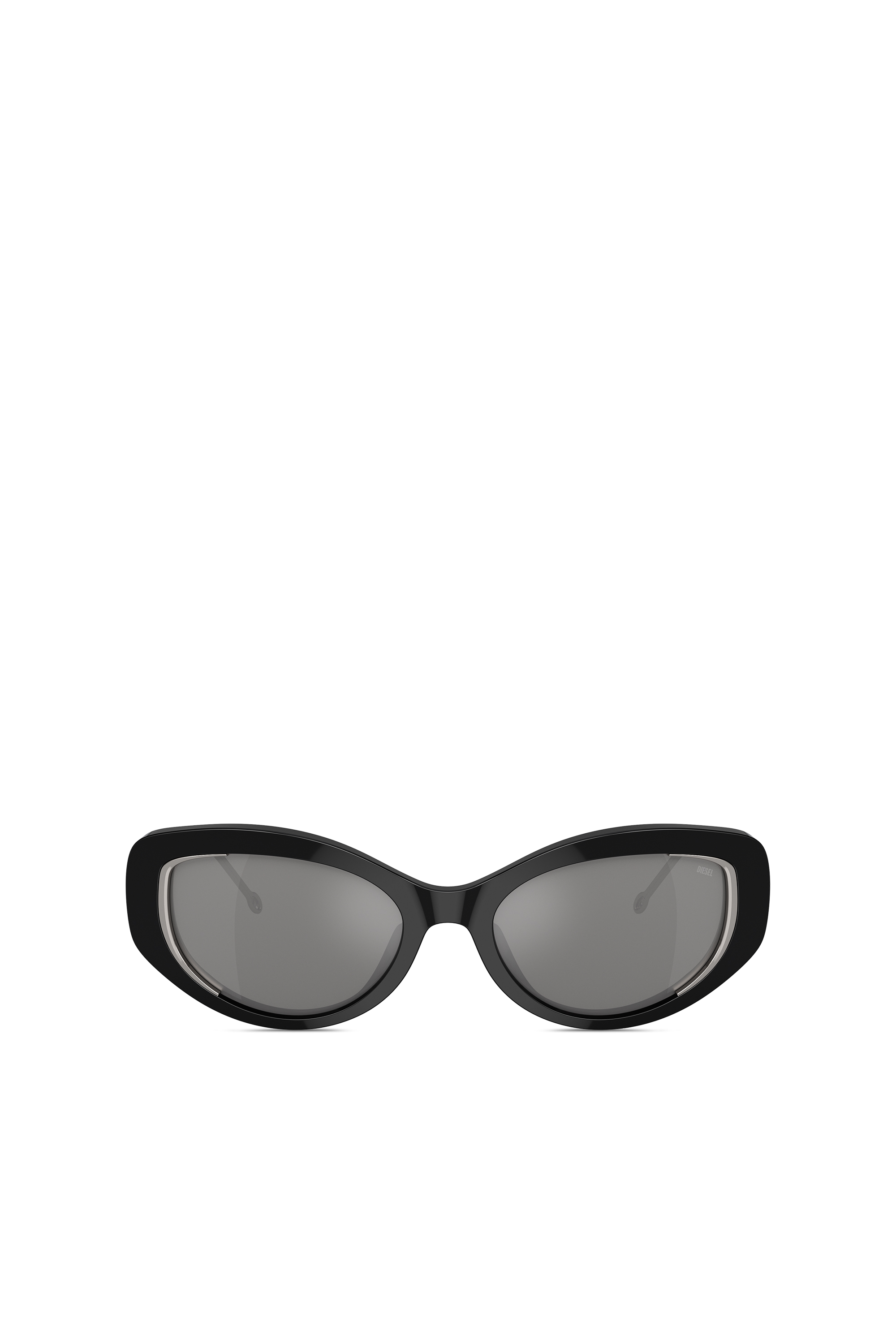 Diesel - 0DL2001, Unisex Cat-eye style sunglasses in Black - Image 1