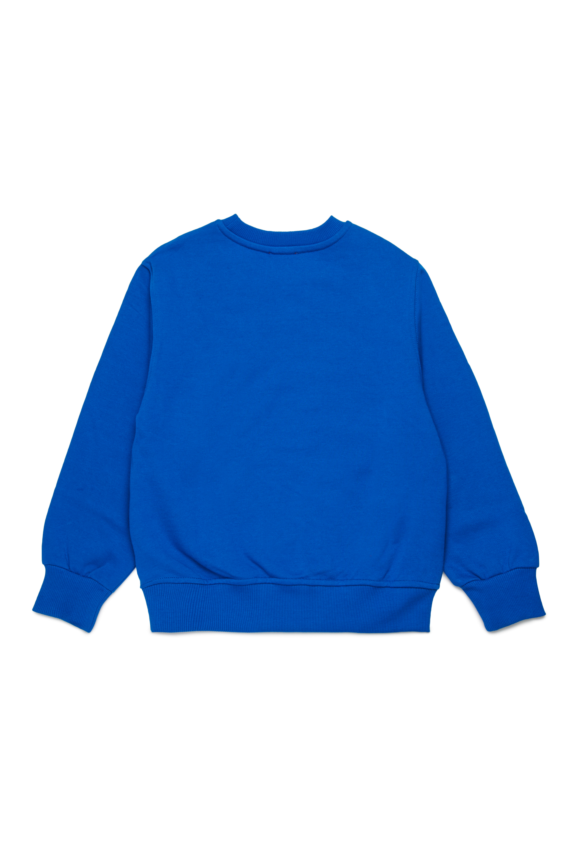 Diesel - SGINNL8 OVER, Sudadera con logotipo manchado Hombre in Azul marino - 2