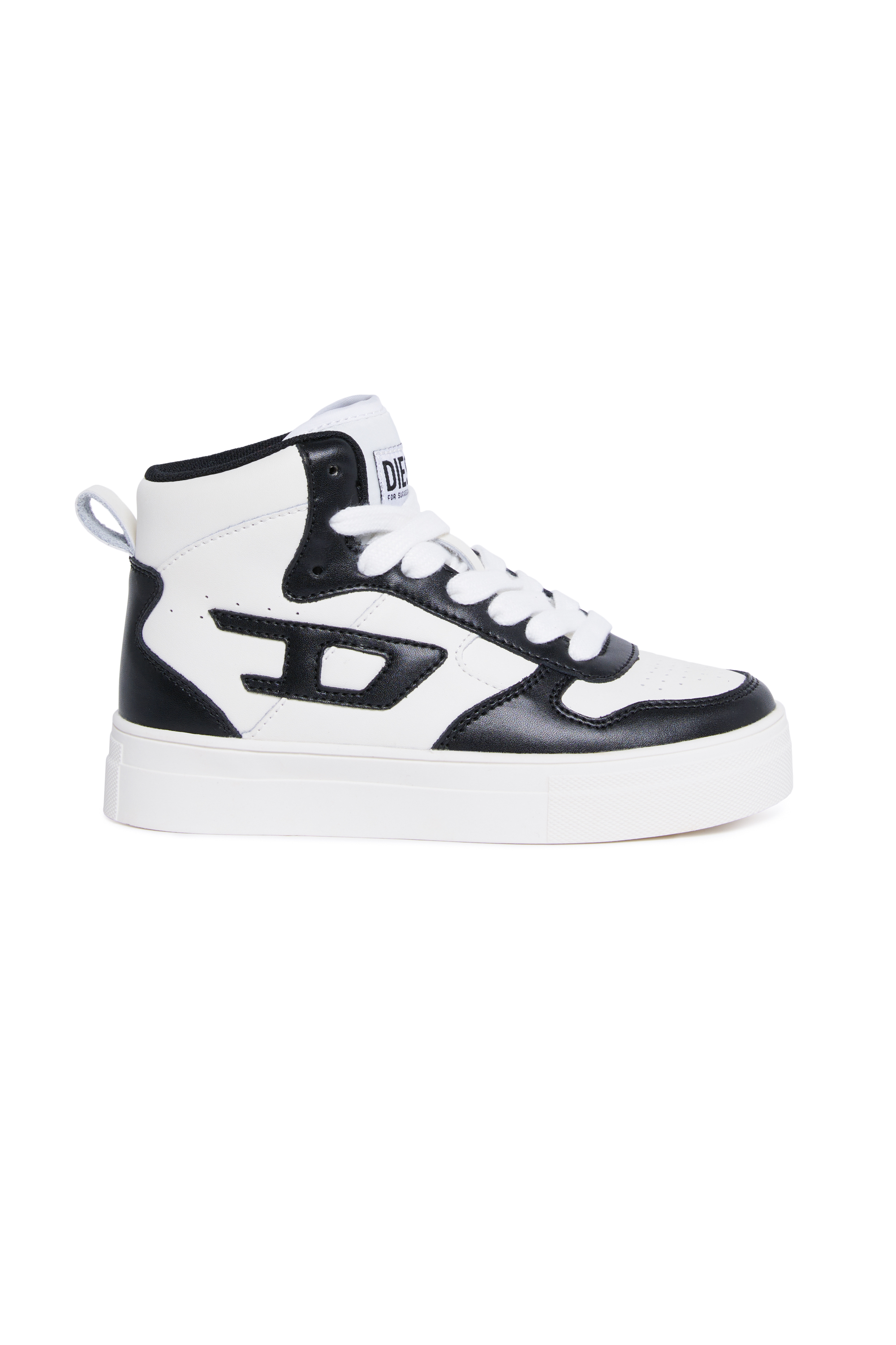 Diesel - S-UKIYO MID 2.0., Deportivas altas de cuero perforado Unisex in Multicolor - 2