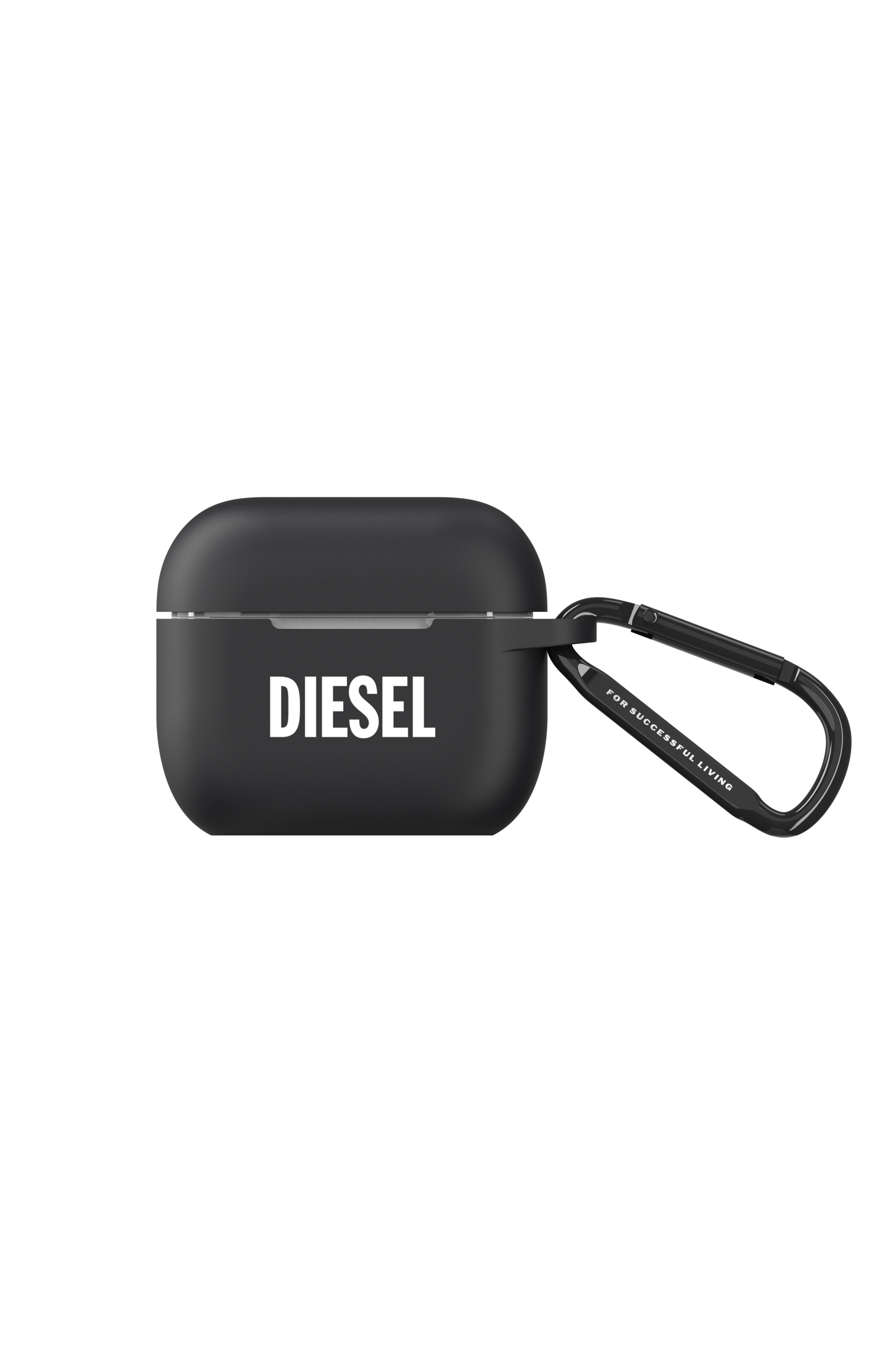 Diesel - 45829 AIRPOD CASE, Funda de silicona para AirPods 3 Unisex in Negro - 1