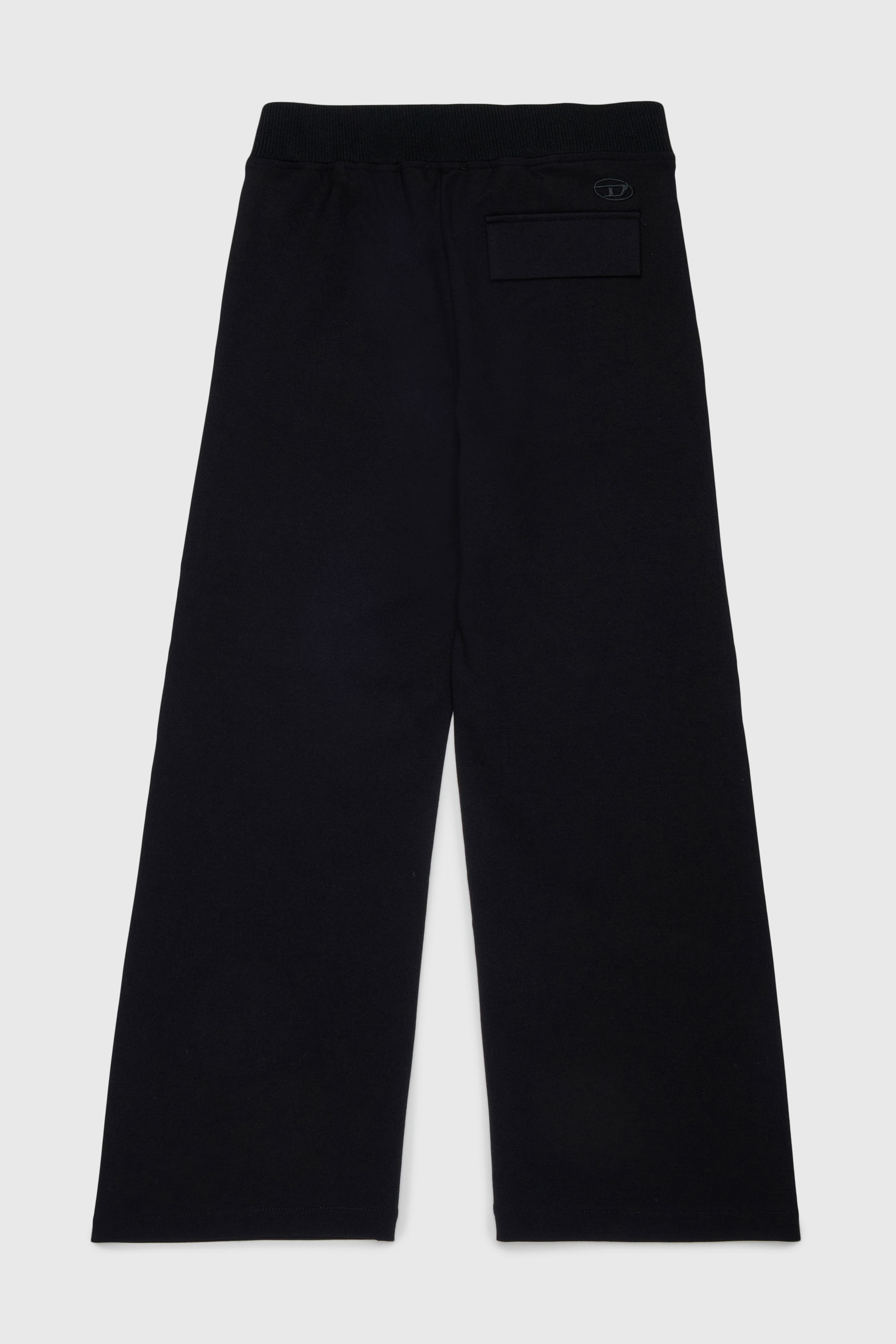Diesel - PREBBY, Pantal&oacute;n wide-leg en tejido stretch compacto Hombre in Negro - 2