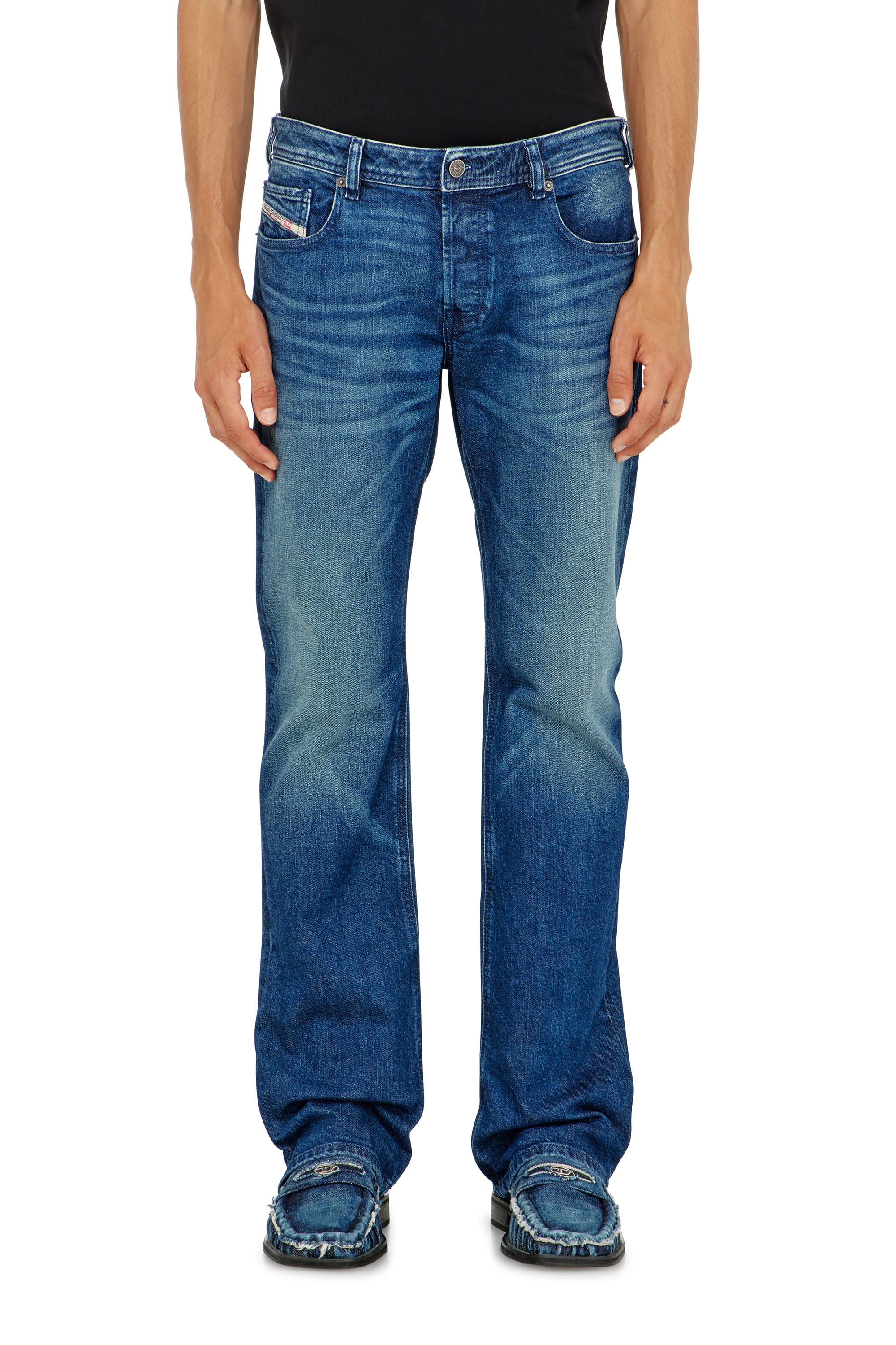 Diesel - Bootcut Jeans 2007 Zatiny 09L51 Hombre, Azul Oscuro - 4