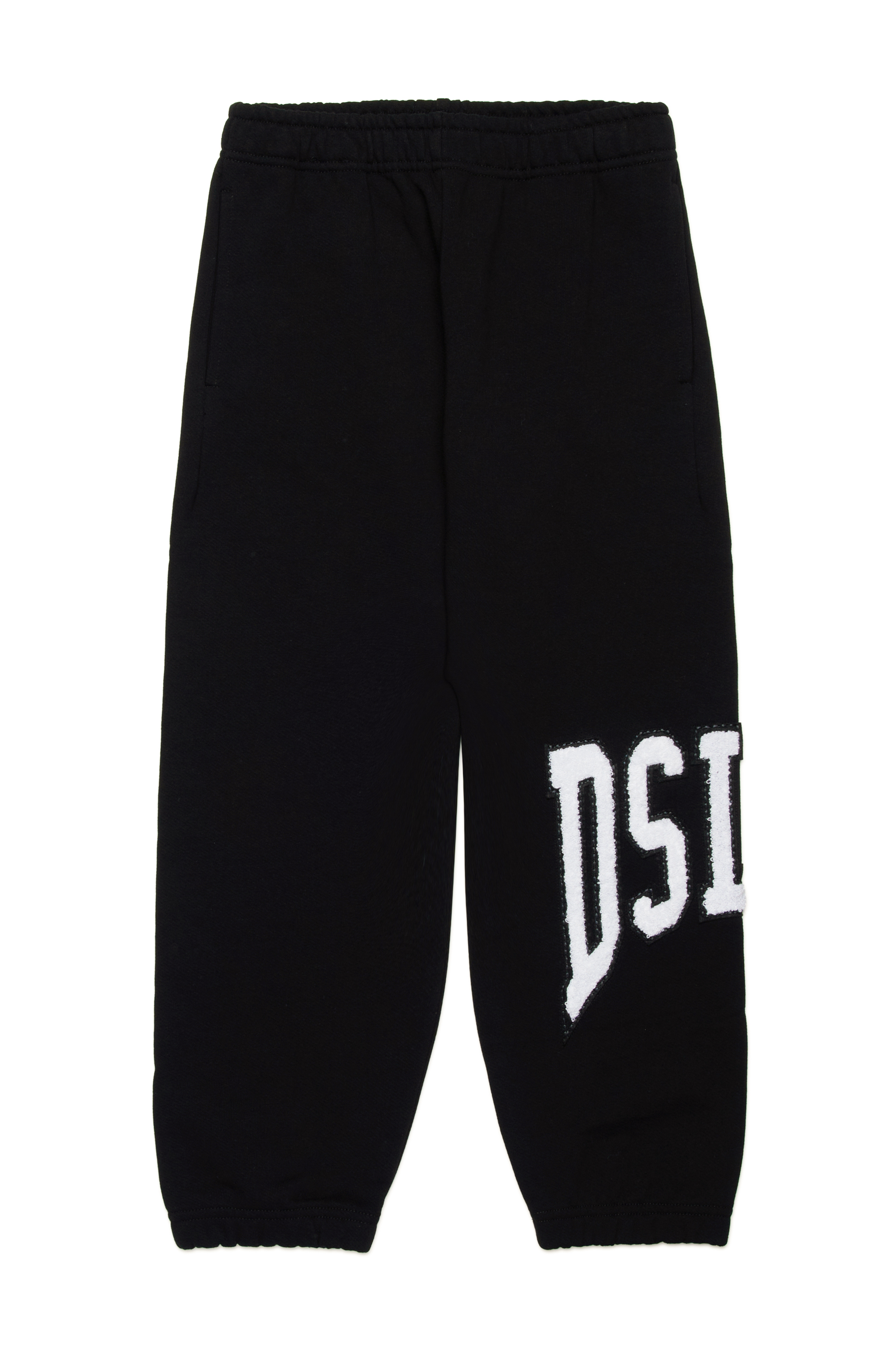 Diesel - PMARCHI, Pantalones deportivos con logotipo de estilo universitario Hombre in Negro - 1