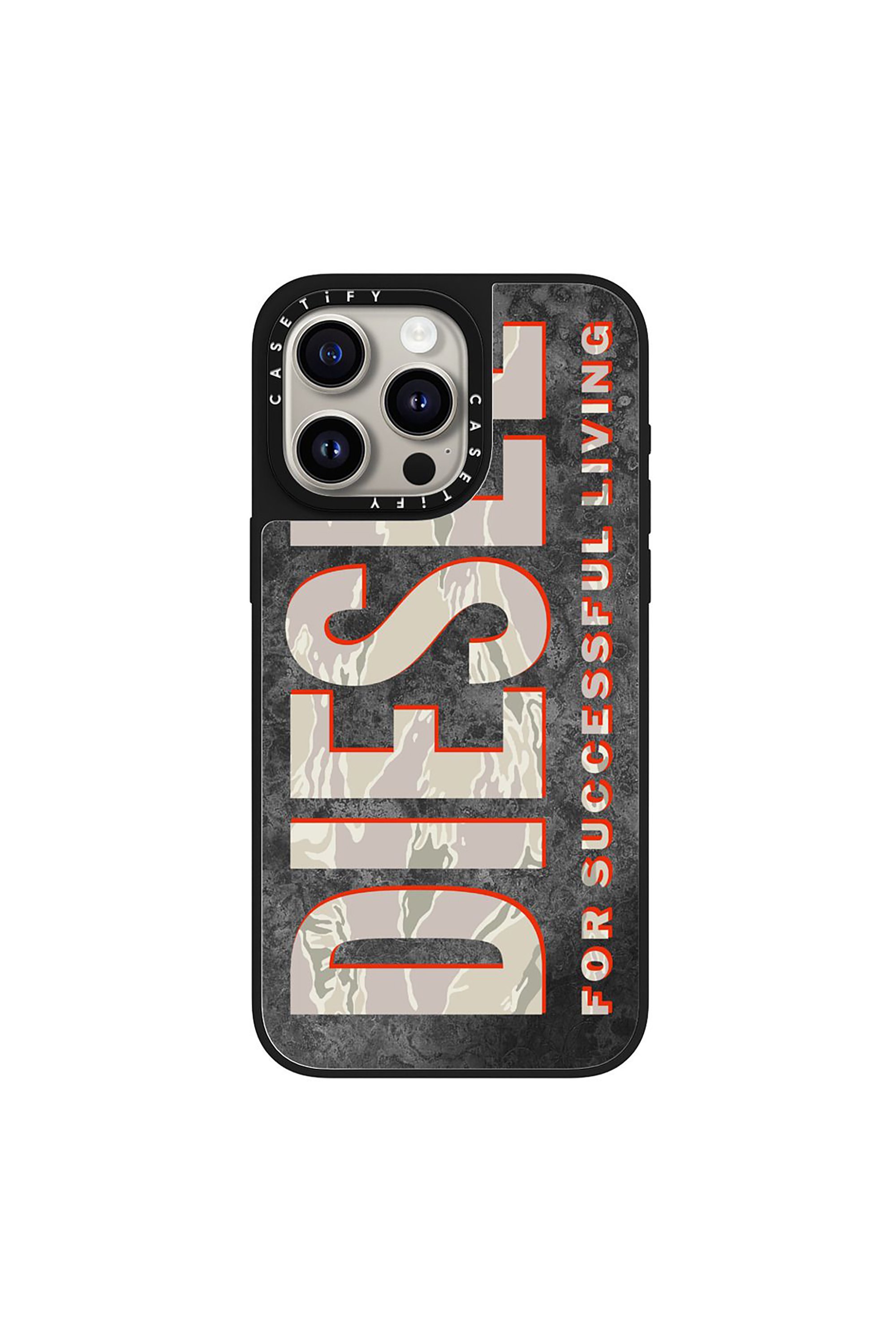 Diesel - 60329 CASETIFY MOULDED CASE, Funda MagSafe Camuflaje iPhone 15 Pro Max Unisex in Multicolor - 1