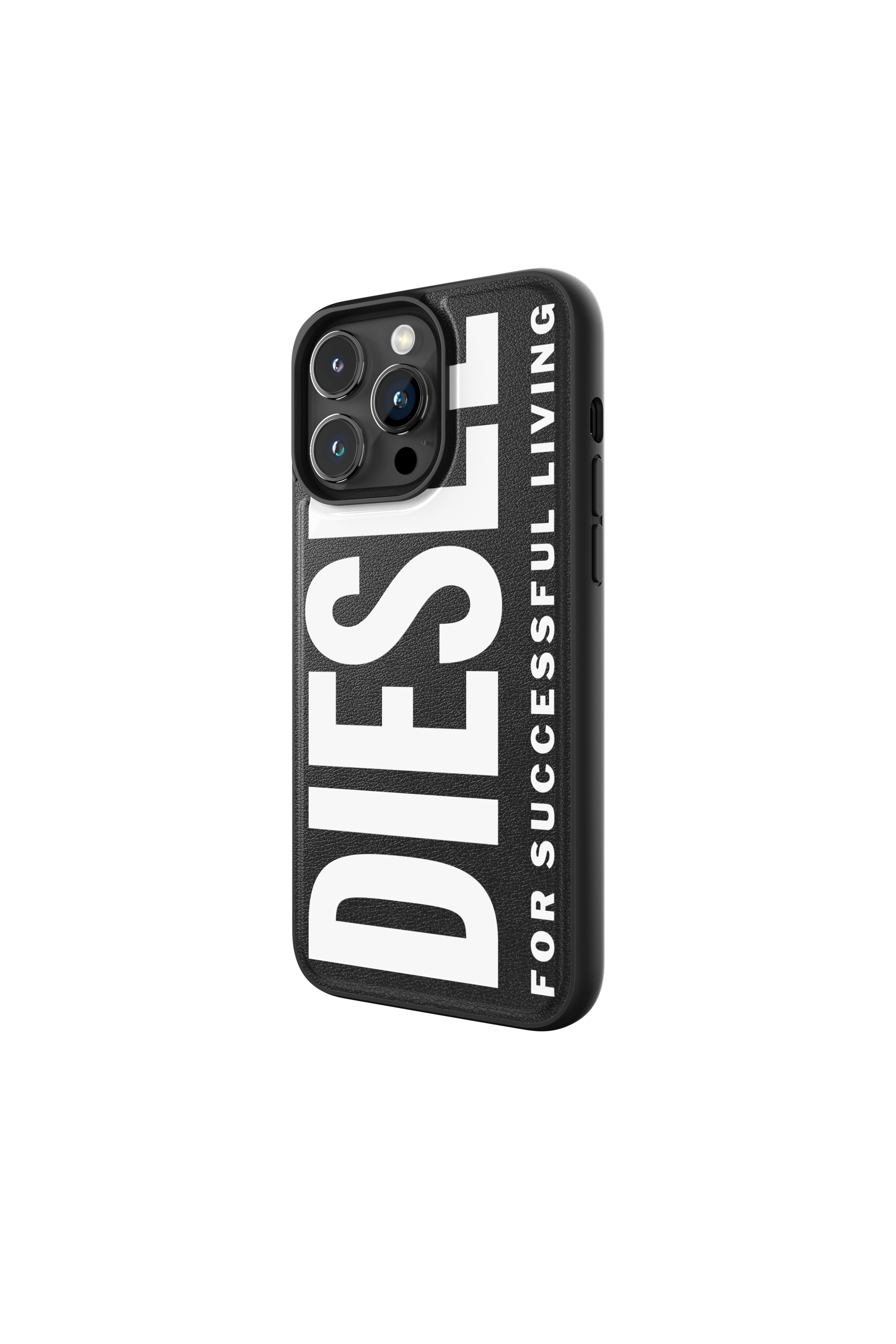 Diesel - 54168 MOULDED CASE, Funda moldeada iP15 Pro Max Unisex in Negro - 4