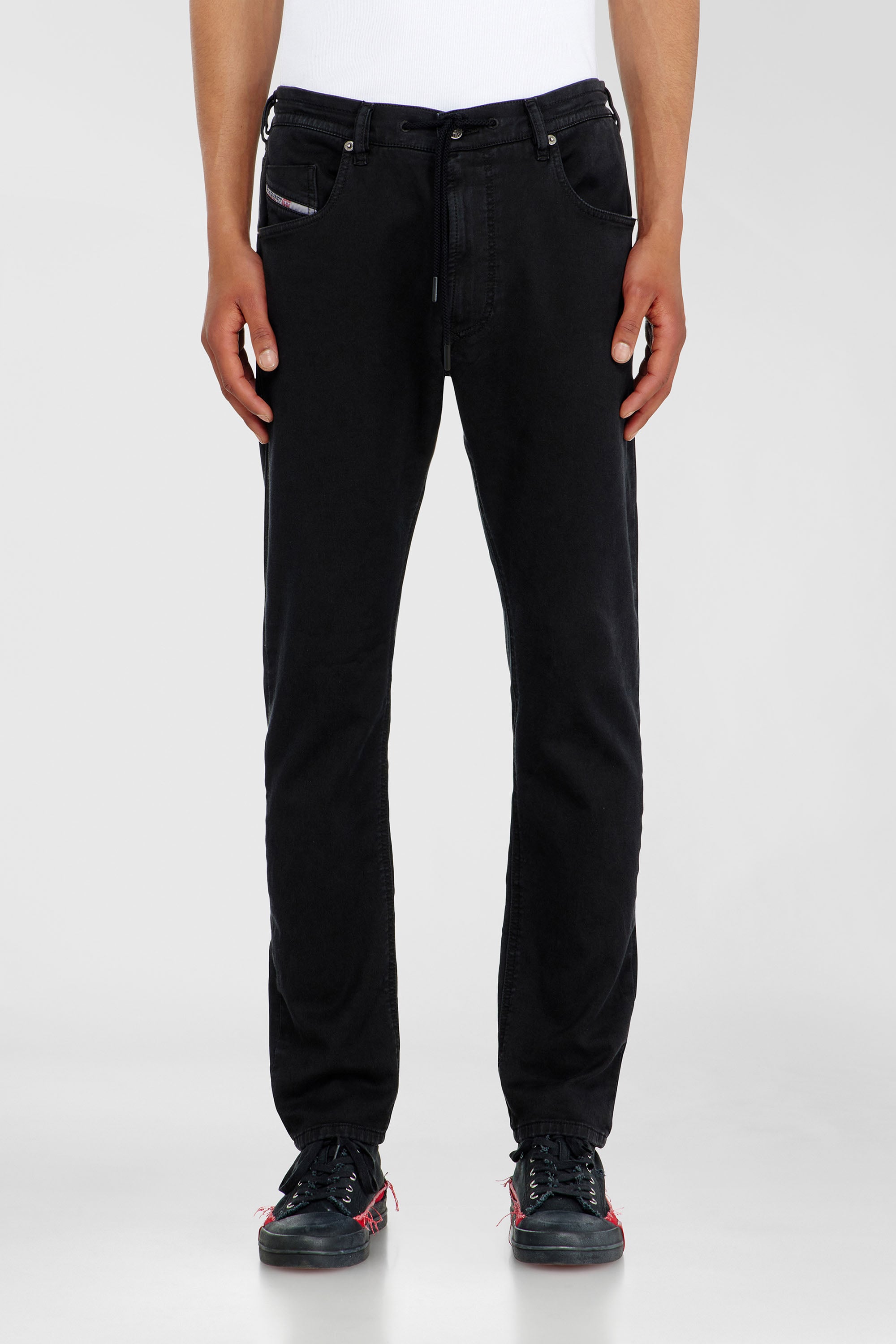 Diesel - Regular 2032 D-Krooley Joggjeans&reg; 068NH Hombre, Negro/Gris oscuro - 1