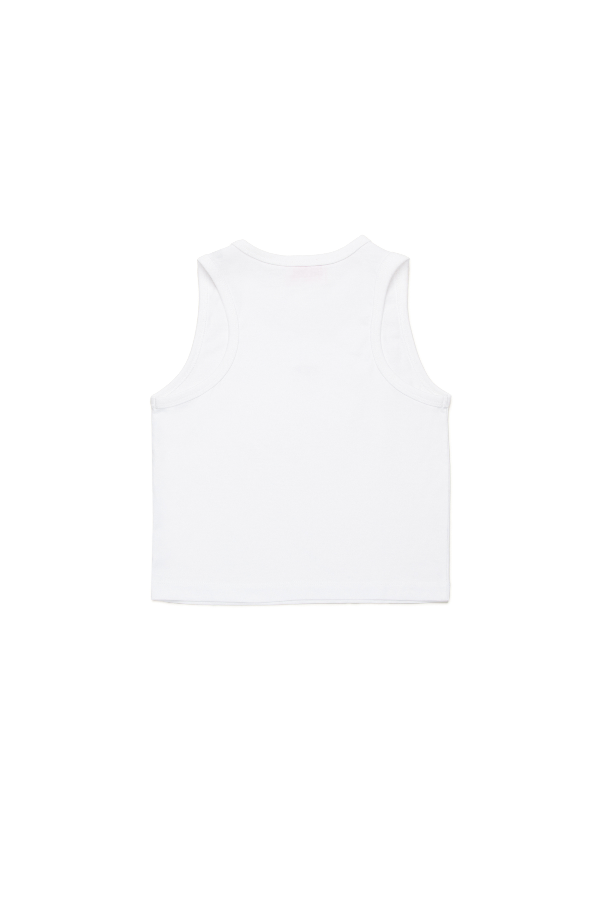 Diesel - TASPYRD, Camiseta de tirantes con parche con el logotipo D Mujer in Blanco - 2