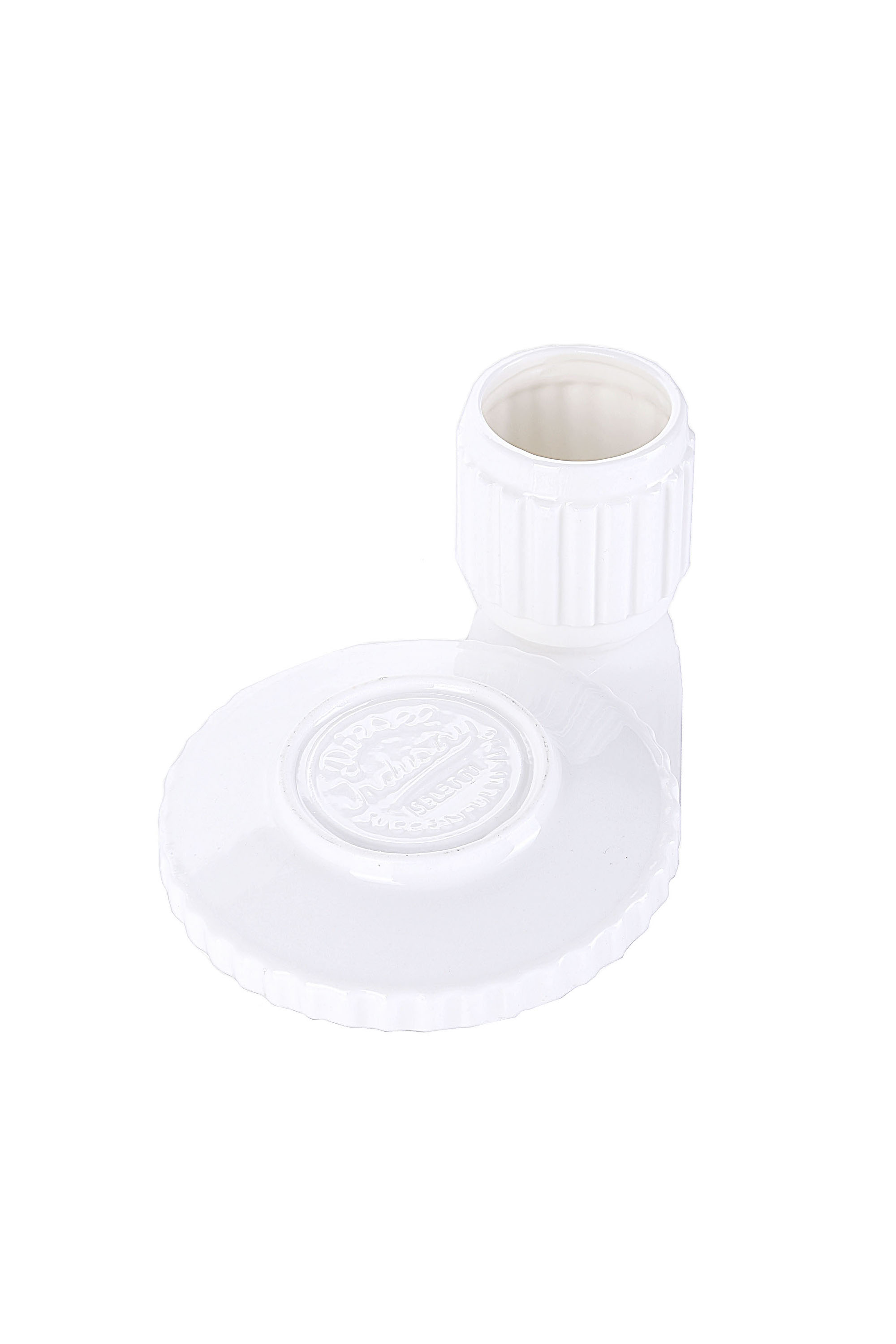 Diesel - 10974 MACHINE COLLEC, Taza de caf&eacute; de porcelana con platillo Unisex in Blanco - 2