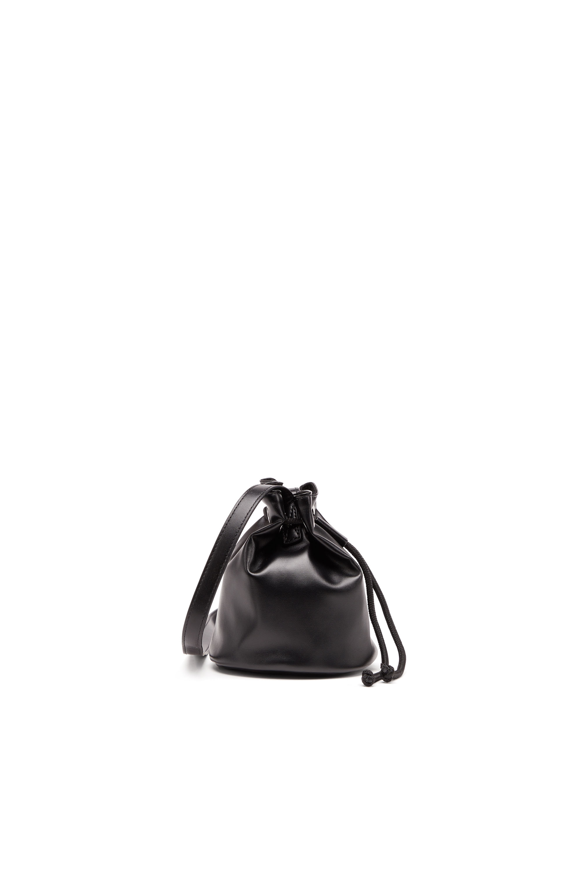 Diesel - WELLTY, Woman Bucket bag in coated fabric in Black - Image 3