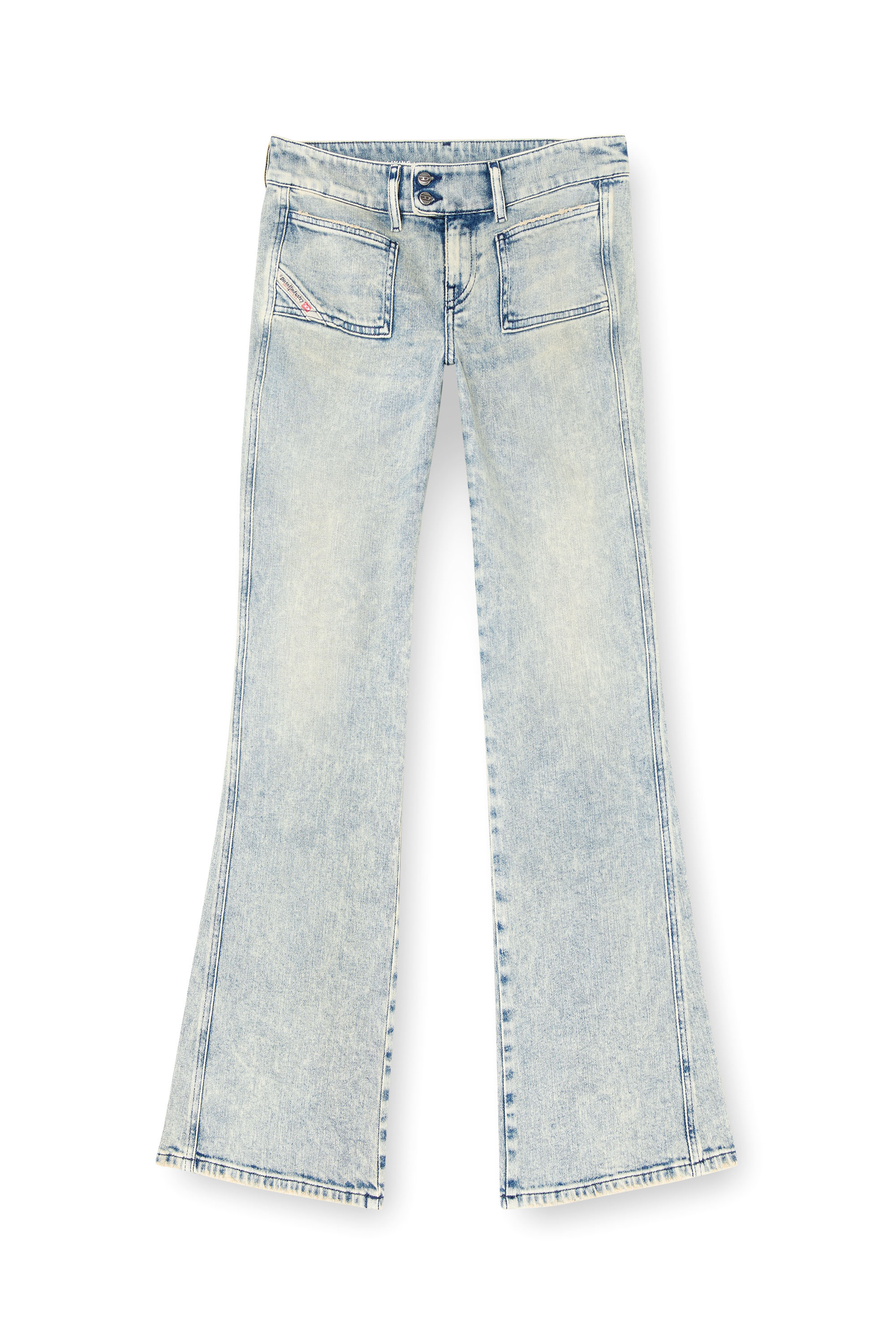 Diesel - Bootcut Jeans D-Hush 09L27 Mujer, Azul Claro - 3