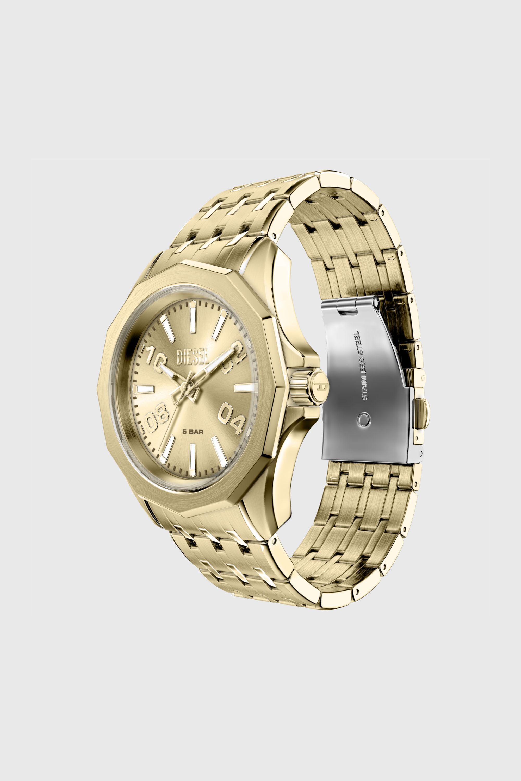Diesel - DZ2239 WATCH, Reloj Stinger de acero inoxidable dorado Hombre in Dorado - 2