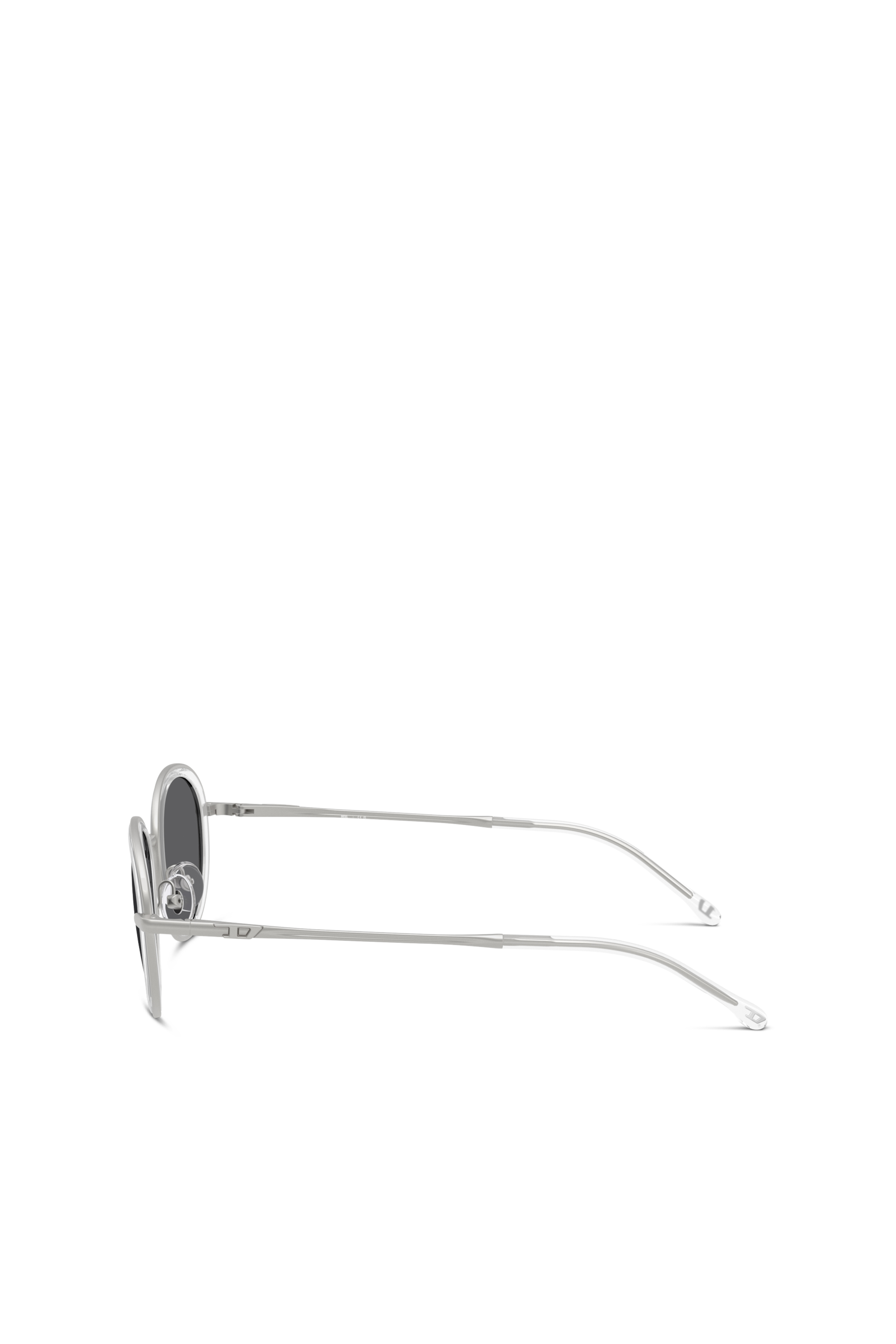Diesel - 0DL1018, Gafas de sol ovaladas Unisex in Blanco - 2