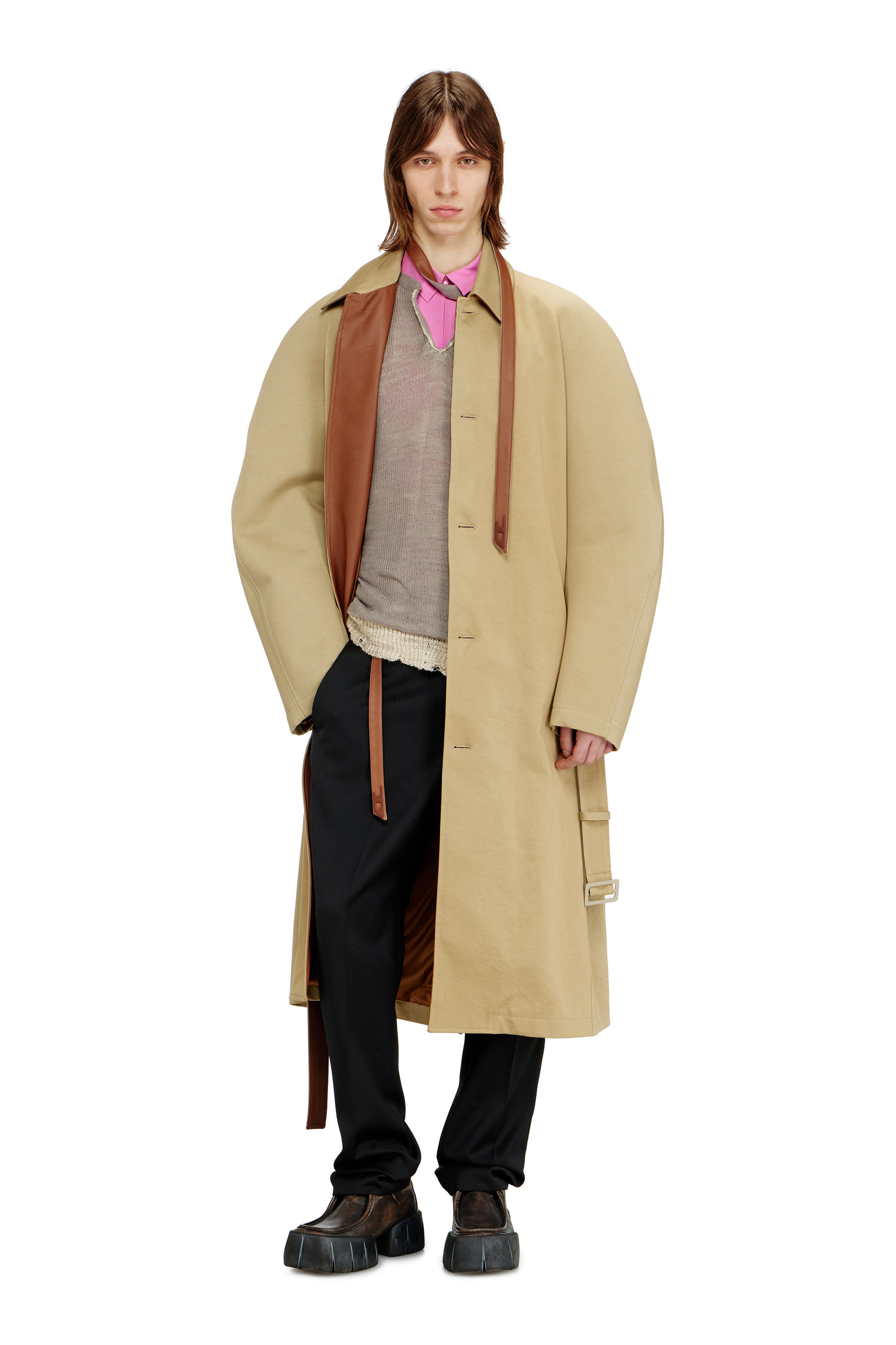 Diesel - J-ROUN, Trench con mangas tipo capullo Hombre in ToBeDefined - 1