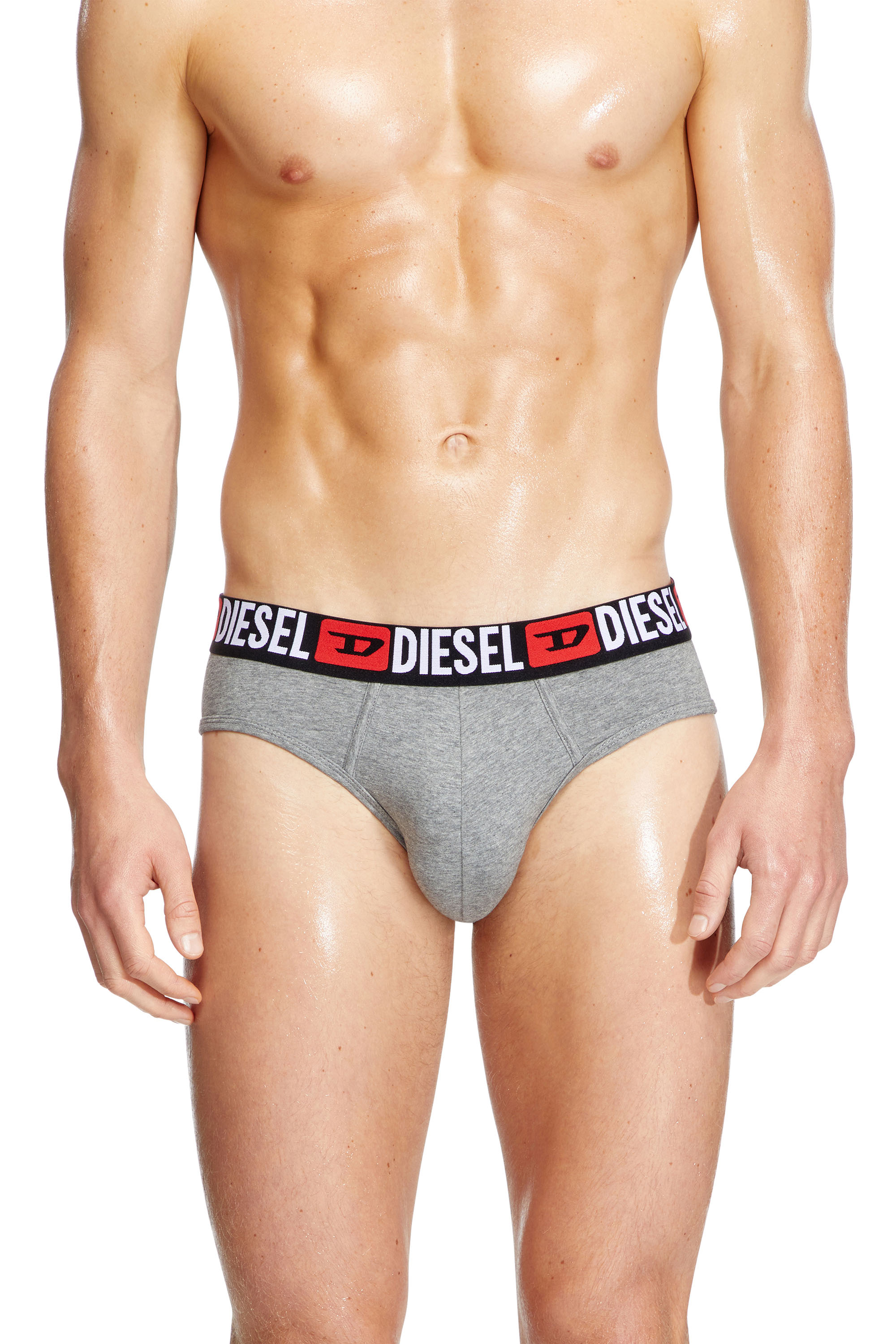 Diesel - UMBR-ANDRETHREEPACK, Set de tres calzoncillos de slip de color liso Hombre in Multicolor - 2