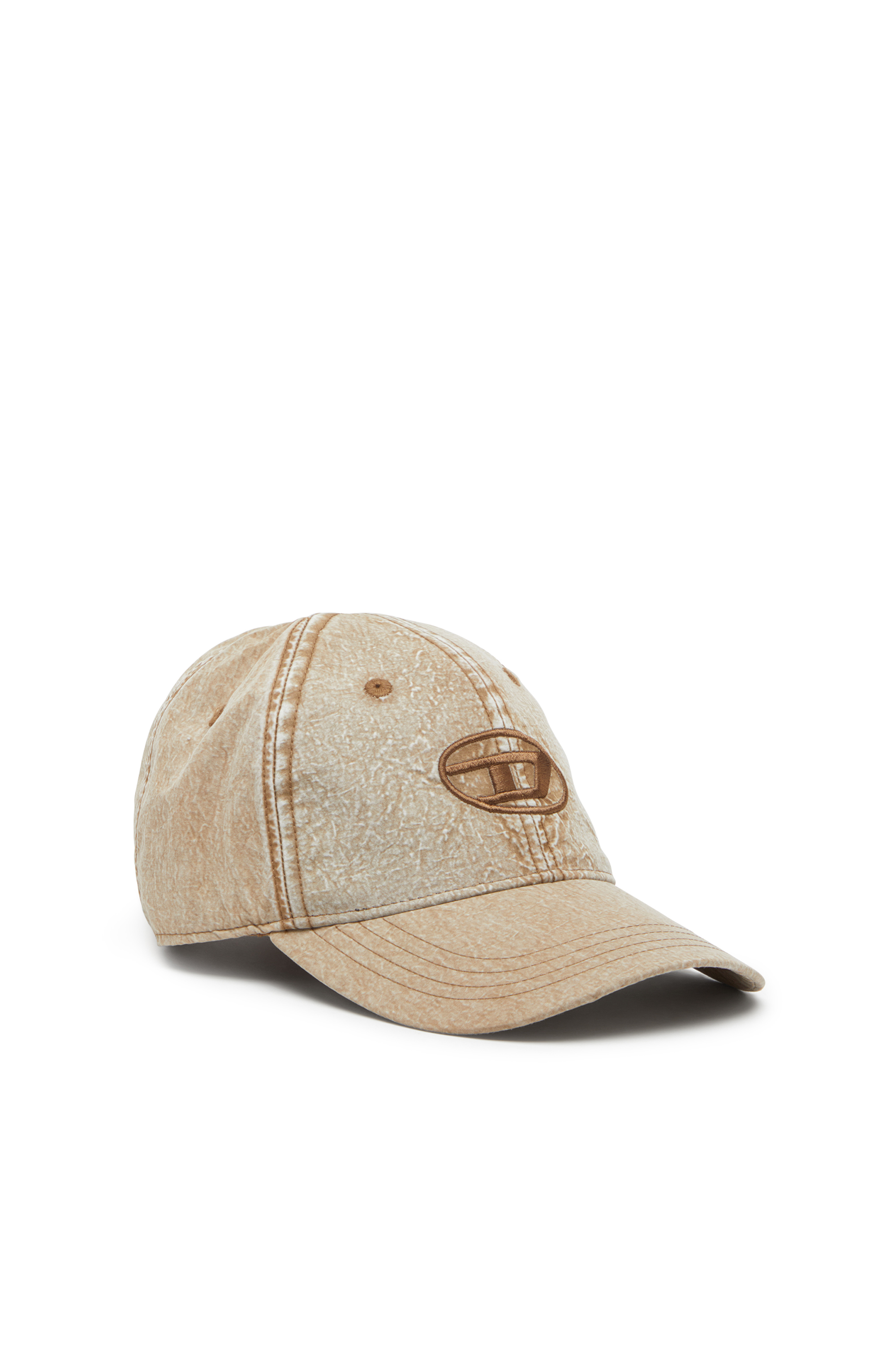 Diesel - C-NYLOFF, Gorra de béisbol con Oval D bordado Hombre in Marrón - 1