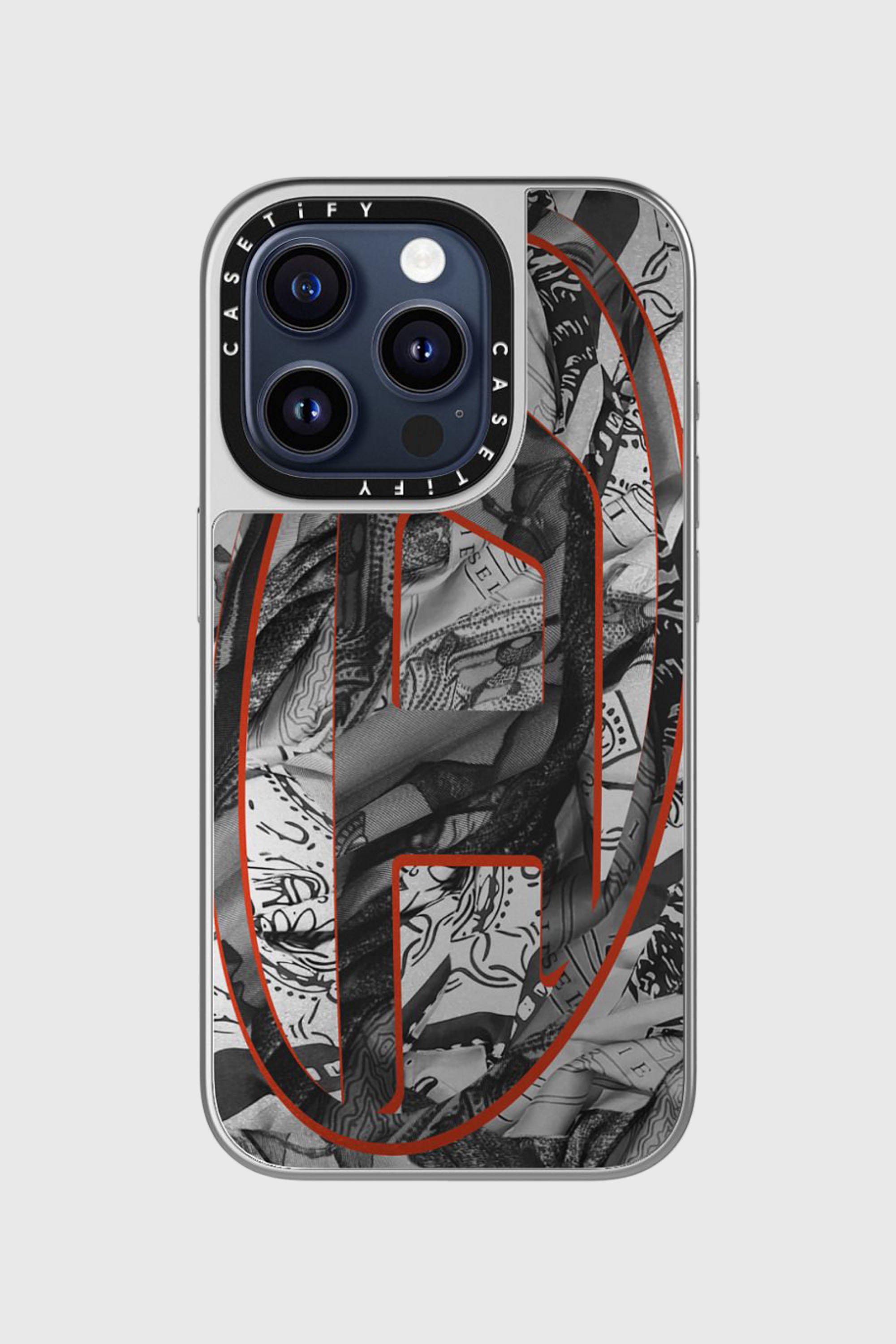 Diesel - 60336 CASETIFY MOULDED CASE, Funda MagSafe Bandana iPhone 15 Pro Unisex in Multicolor - 1