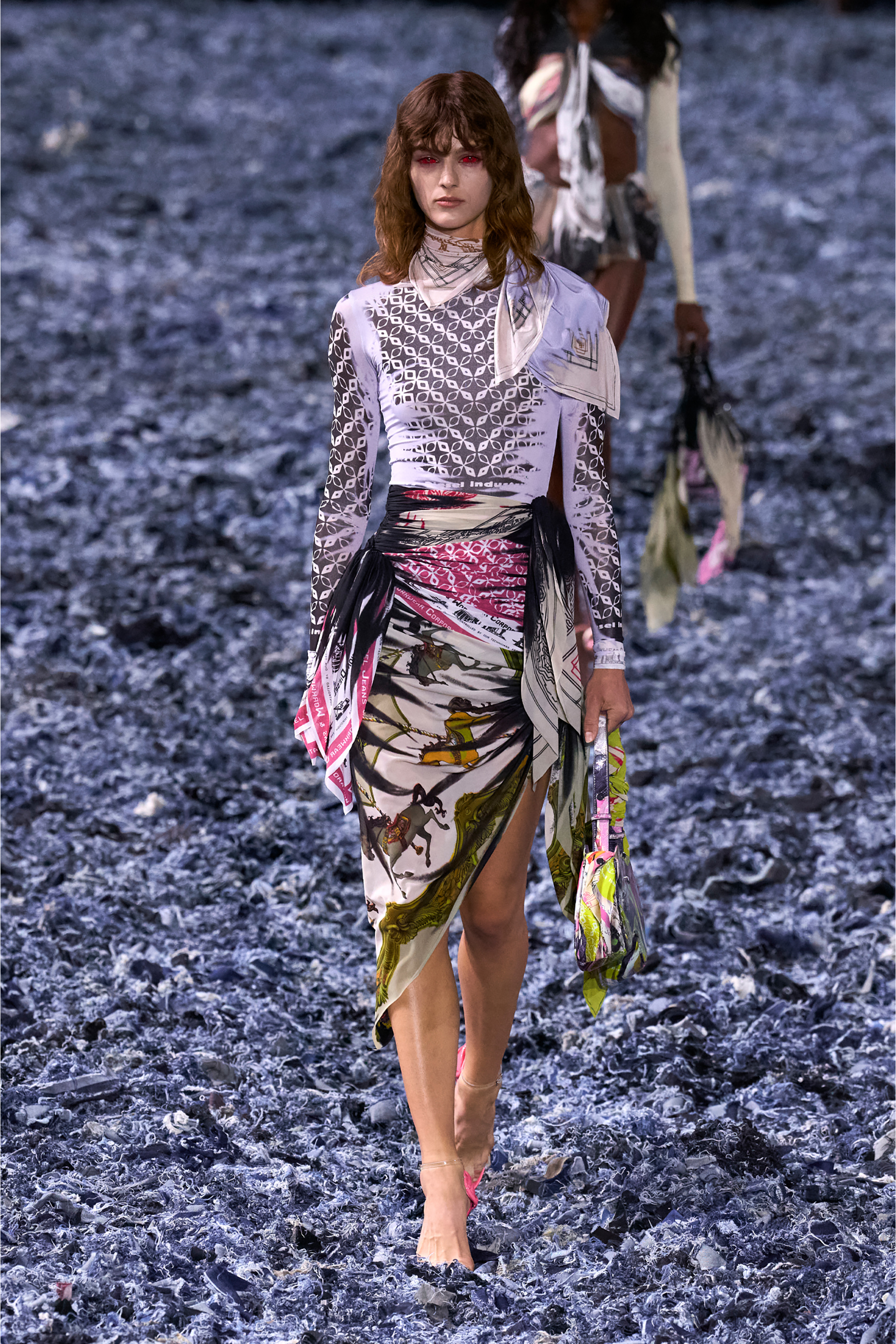 Diesel - PLAY SHOULDER, Play-Bolso de hombro brillante Mujer in Multicolor - 1