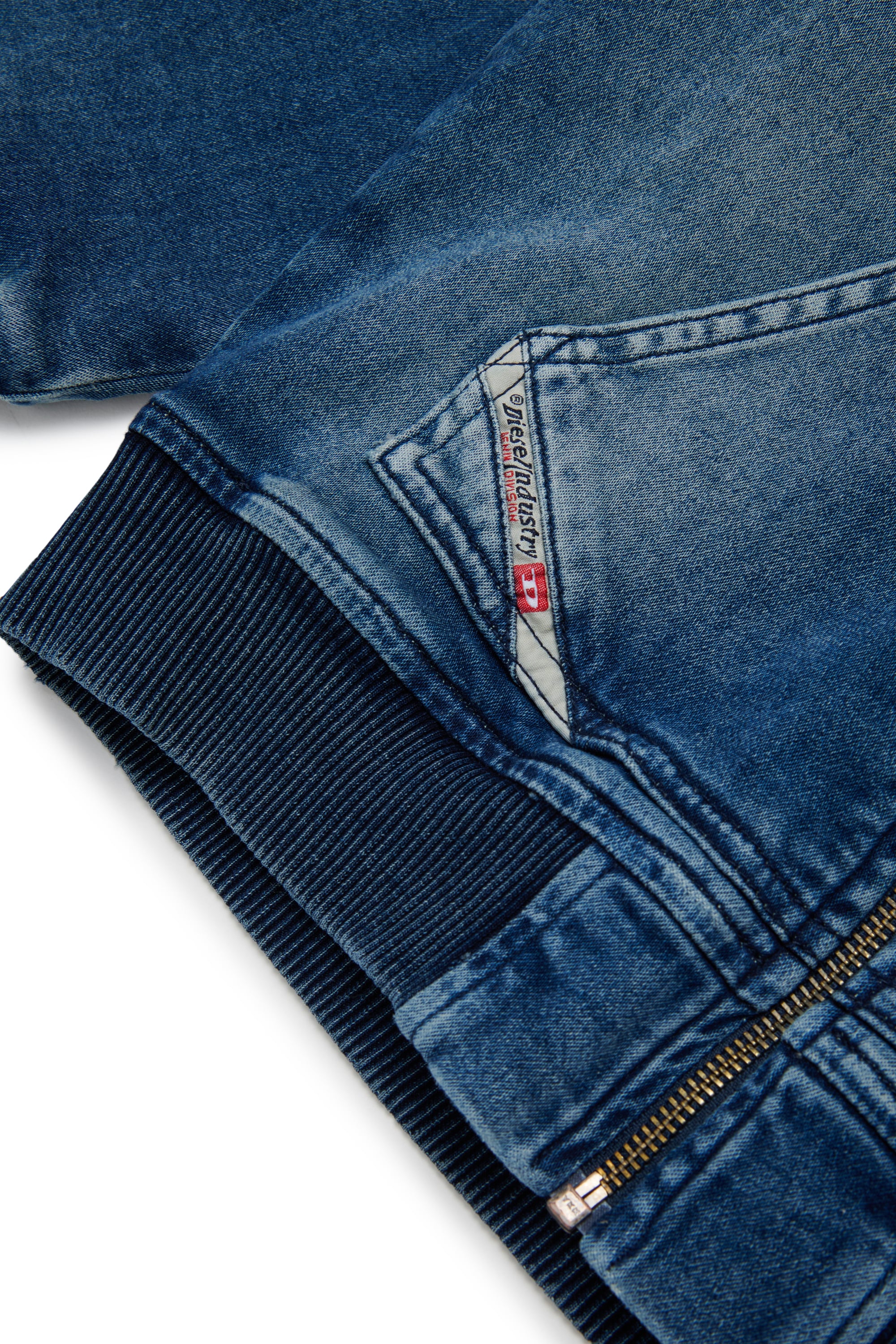 Diesel - STIMM-OVER JJJ, Sudadera con cremallera en JoggJeans Hombre in Azul marino - 4