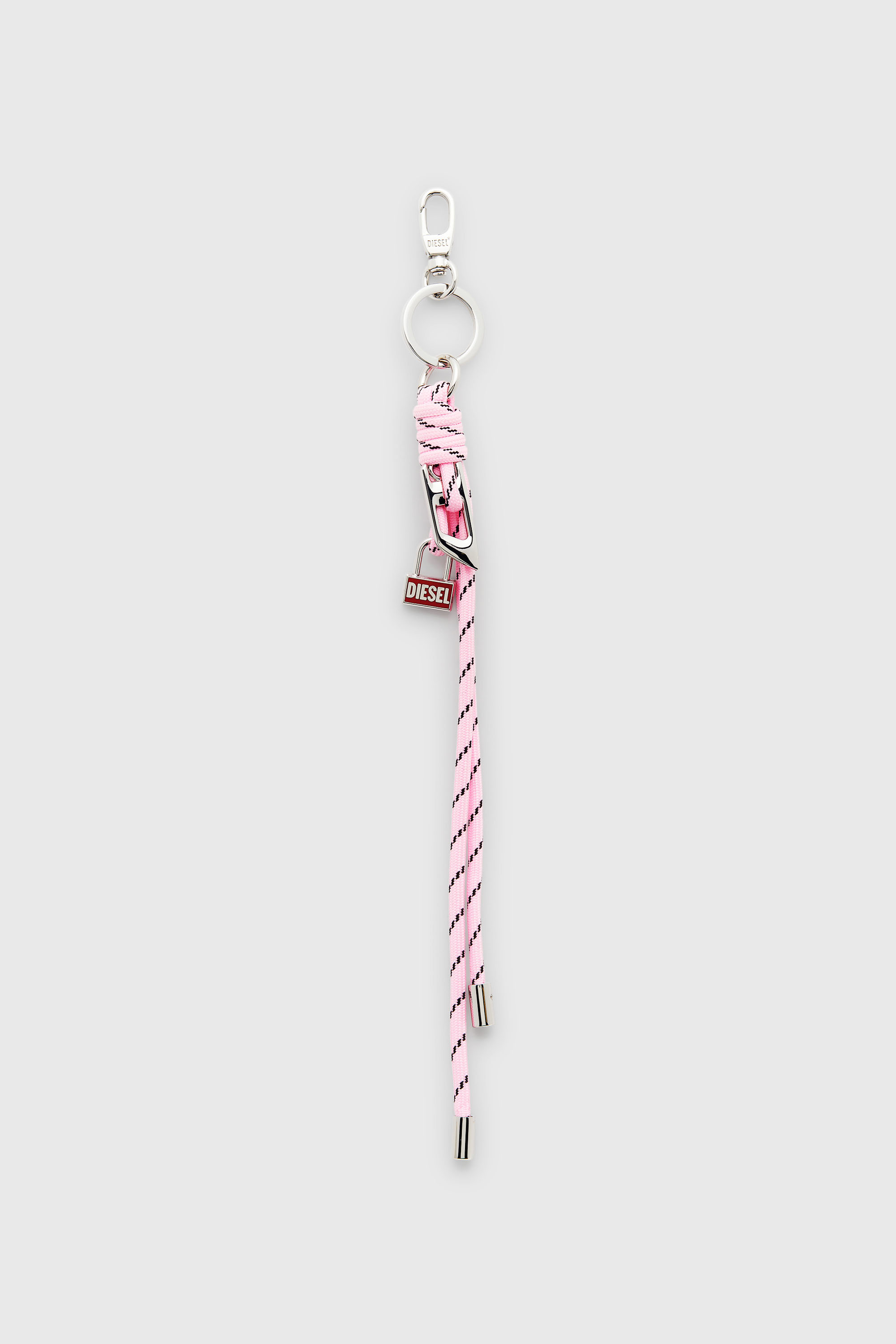 Diesel - ROPE II, Colgante de metal y cuerda con colgante Diesel Unisex in Rosa - 1