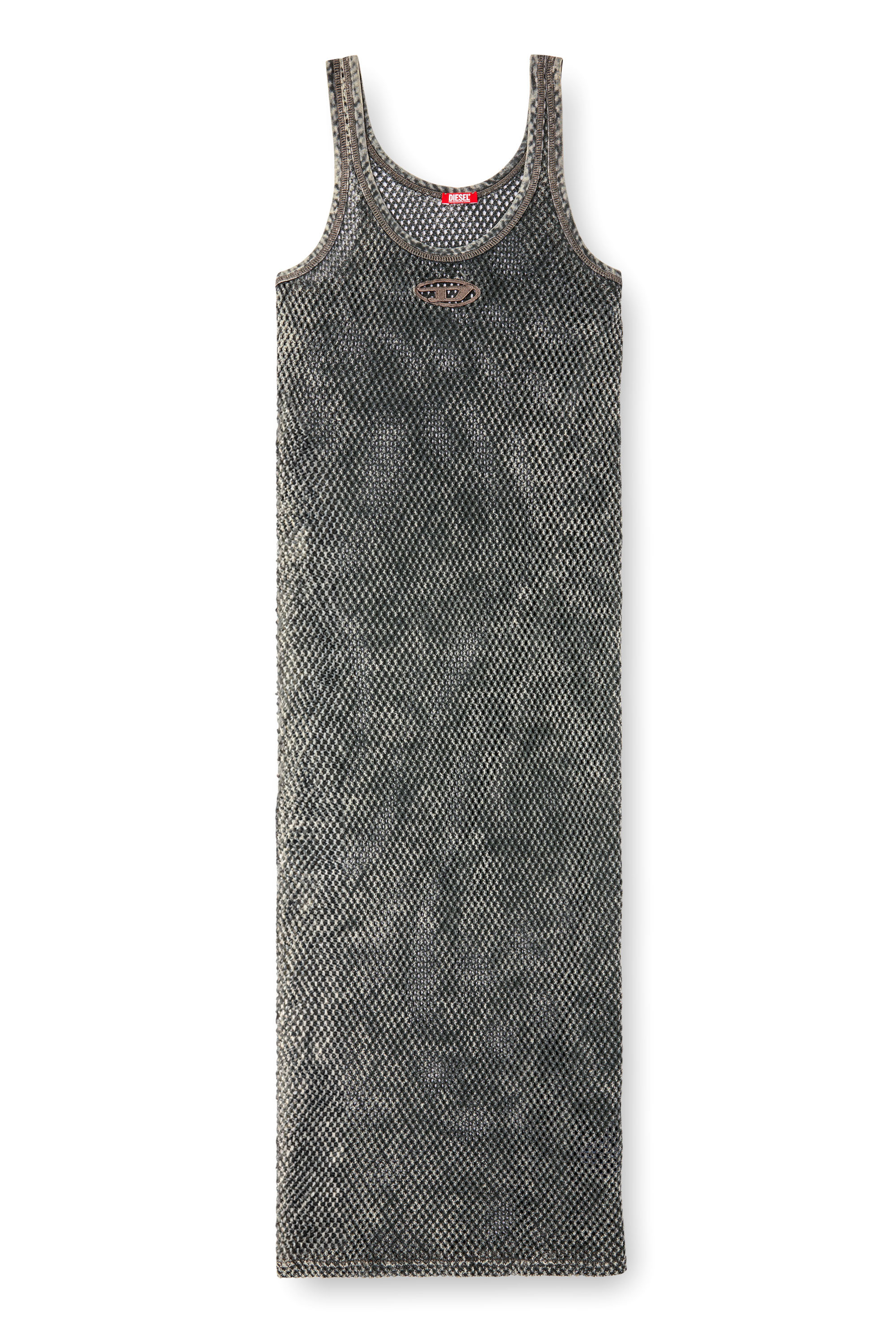 Diesel - MAEVE-UTLT, Vestido playero de malla Mujer in Marrón - 4