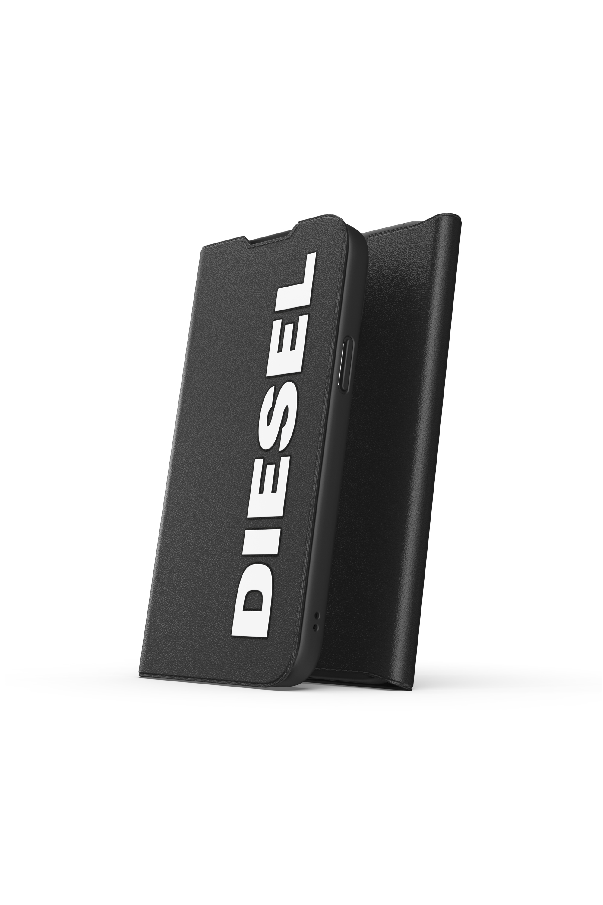 Diesel - 47159 BOOKLET CASE BOOKLET CASE, Funda con tarjetero por iPhone 13 Pro Max Unisex in Negro - 3