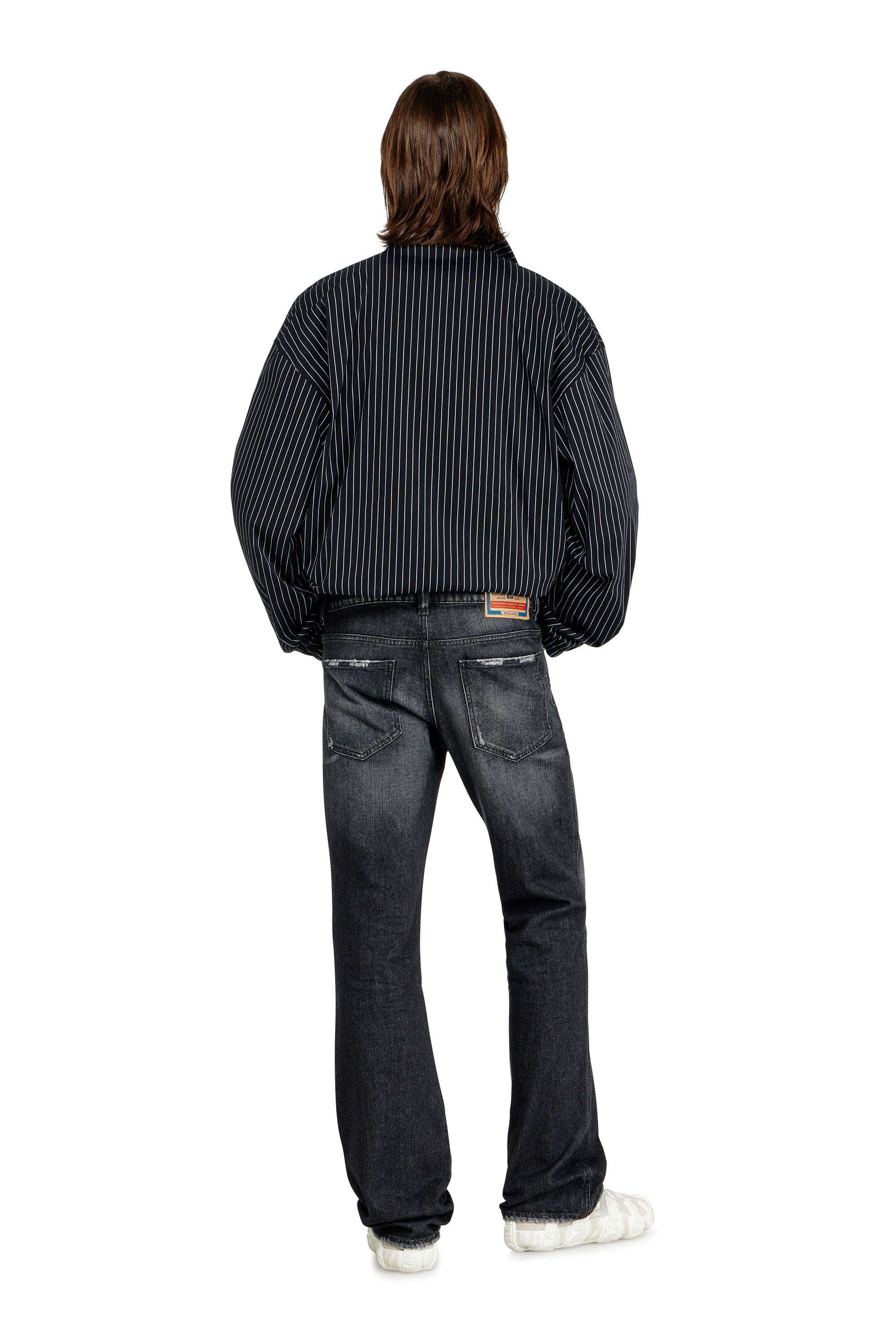 Diesel - Bootcut Jeans 1998 D-Buck 09L50 Hombre, Negro/Gris oscuro - 3