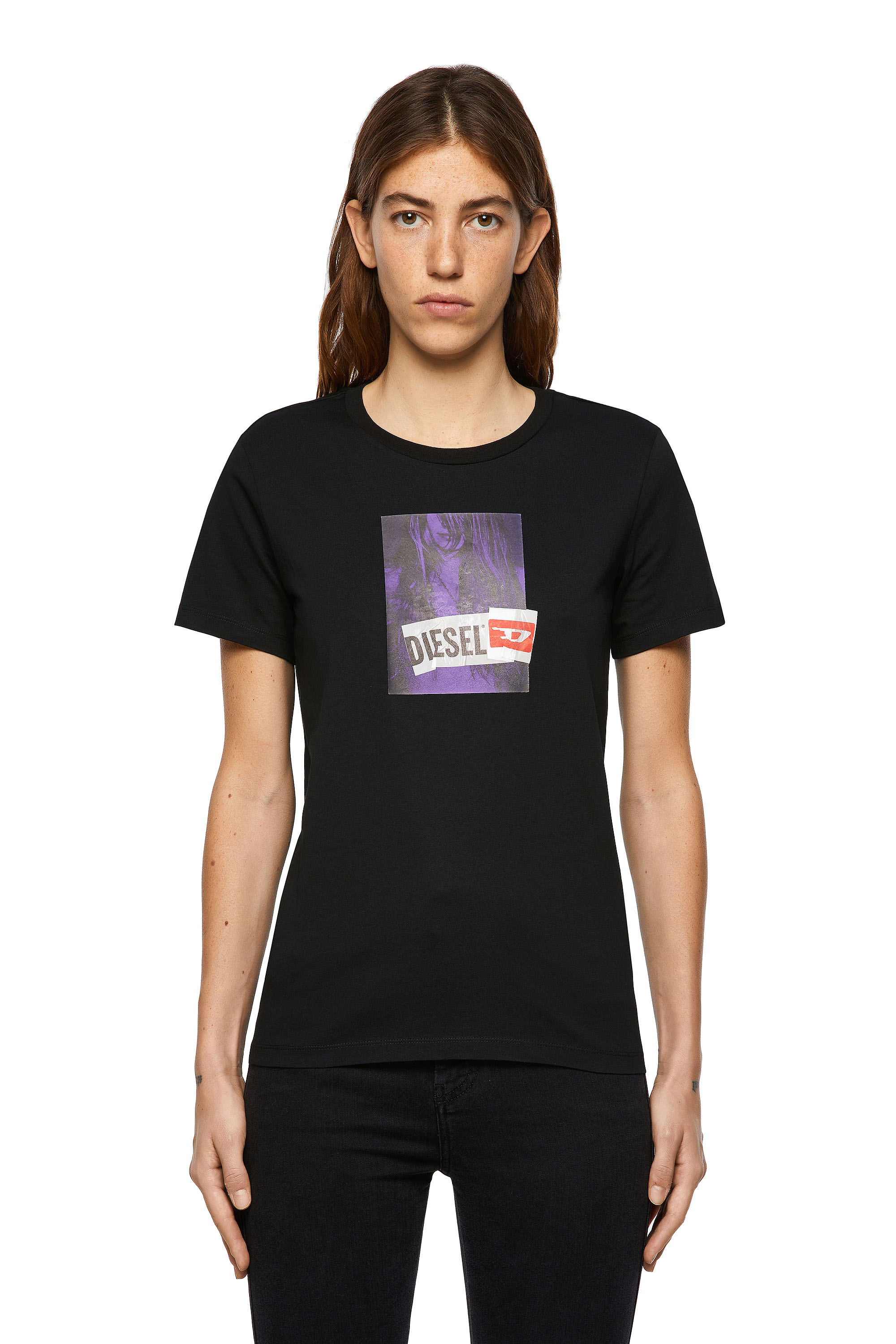 T-SILY-B3, Negro - Camisetas