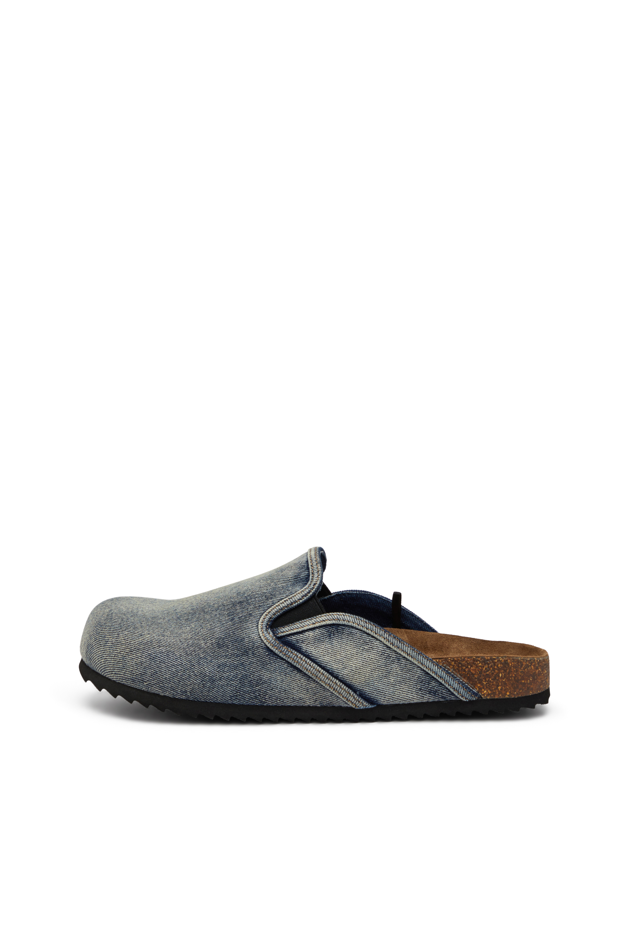 Diesel - D-WOODSTOCK SLIP-ON, Man's Denim mules in Dark Blue - 2