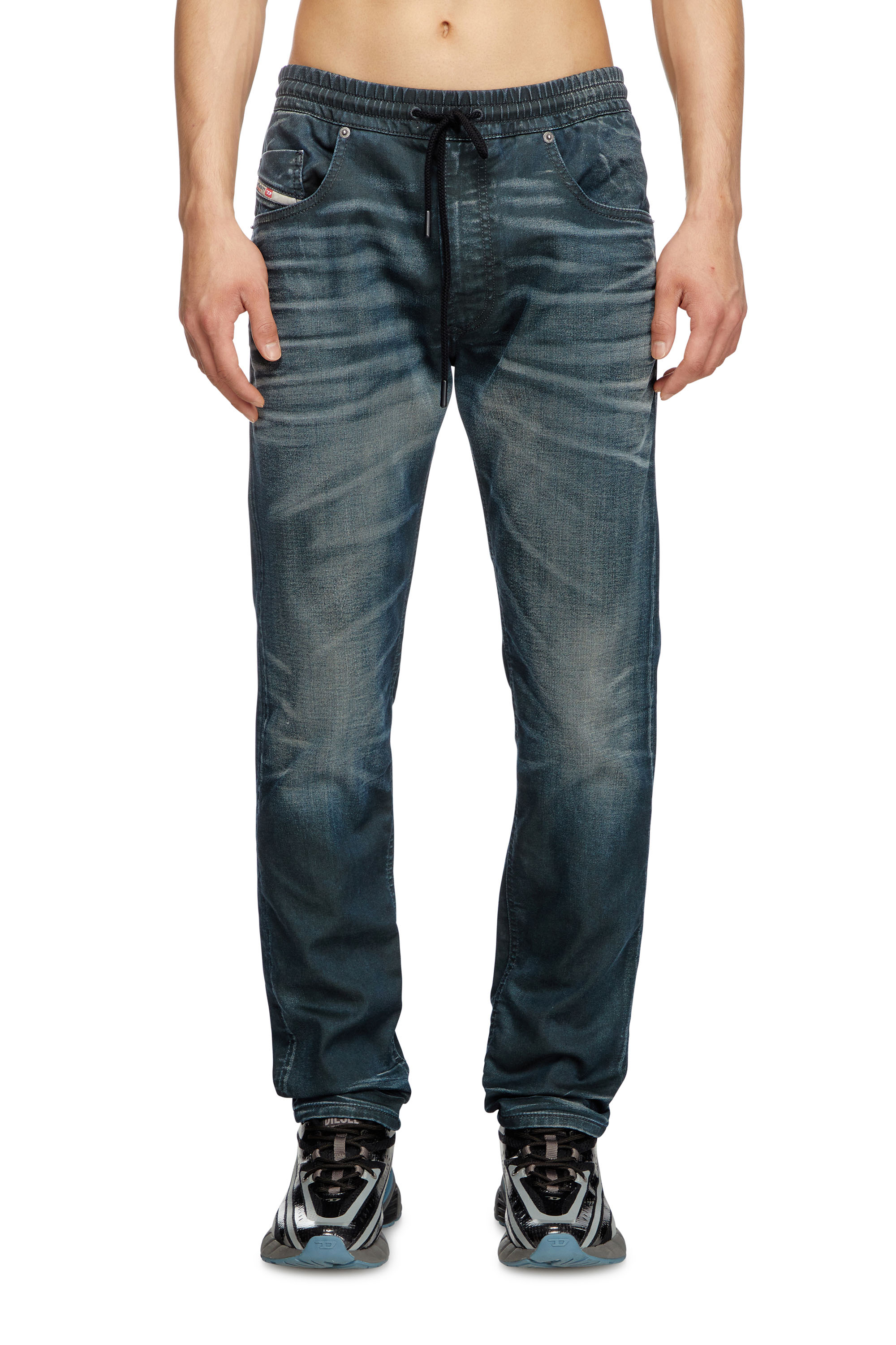 Diesel - Regular 2030 D-Krooley Joggjeans® 068QK Hombre, Azul Oscuro - 1